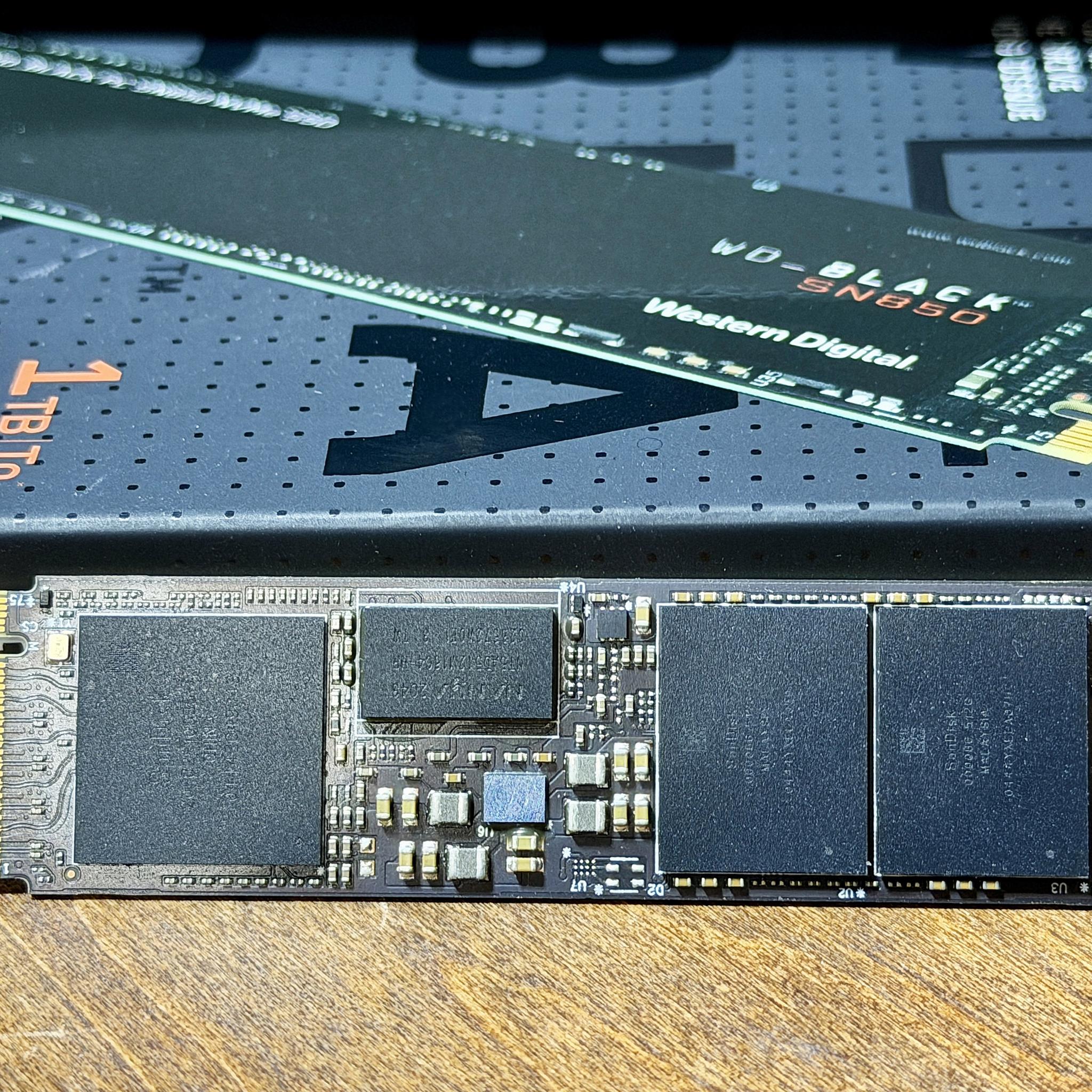 WD_Black SN850 1TB Gen 4 NVMe - used, excellent condition