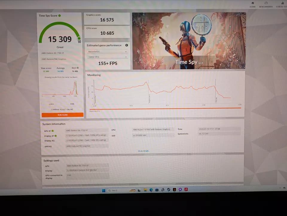 1440p Gaming PC - Ryzen 5700G and 7700XT