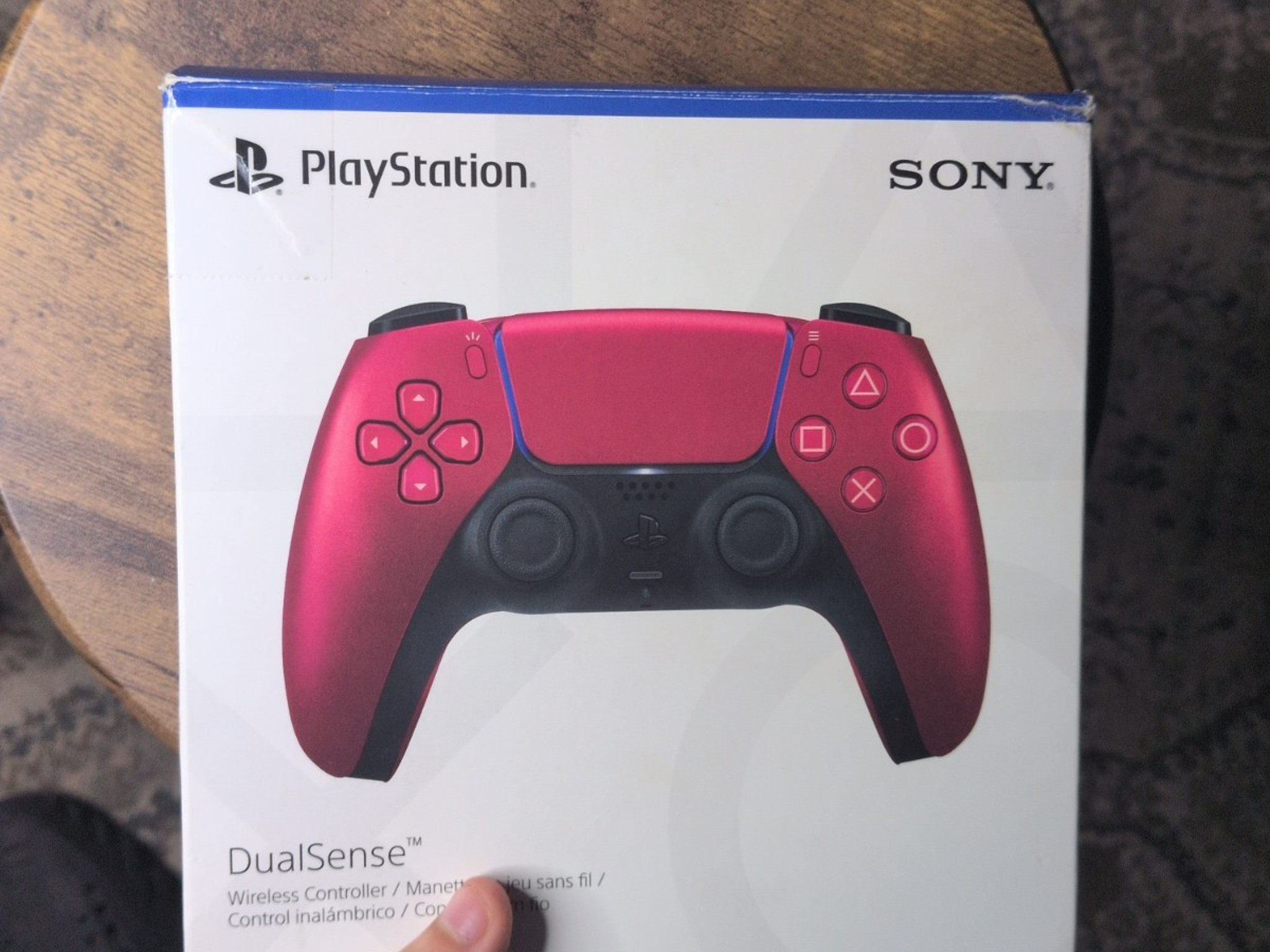 PlayStation 5 DualSense Wireless Controller- Volcanic Red Ksilver TMR JOYSTICKS