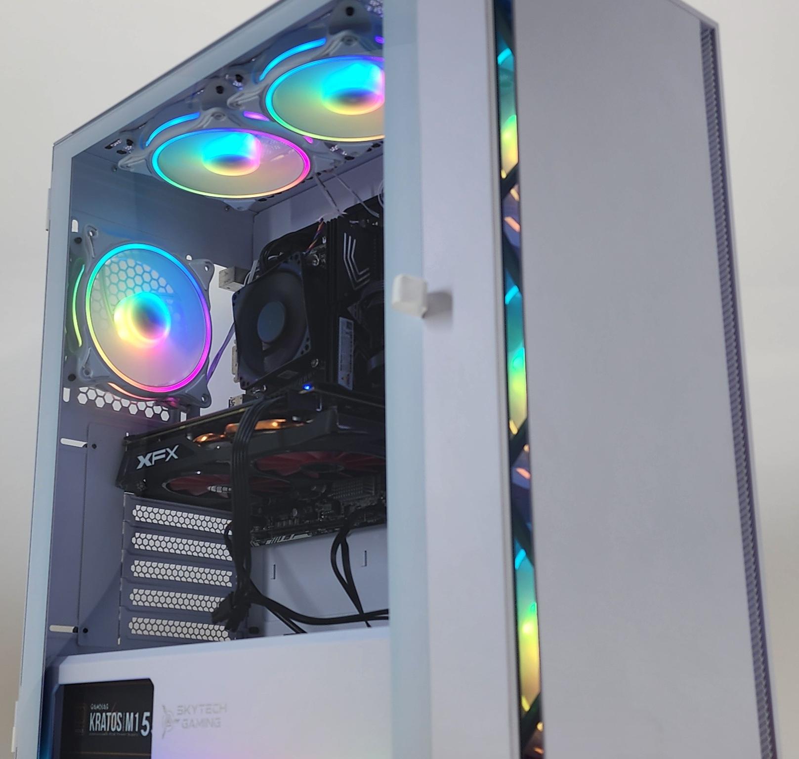 Gaming PC i5-6500 16GB RAM 256GB SSD + 1TB HDD RX 580 8GB Windows 11 Computer