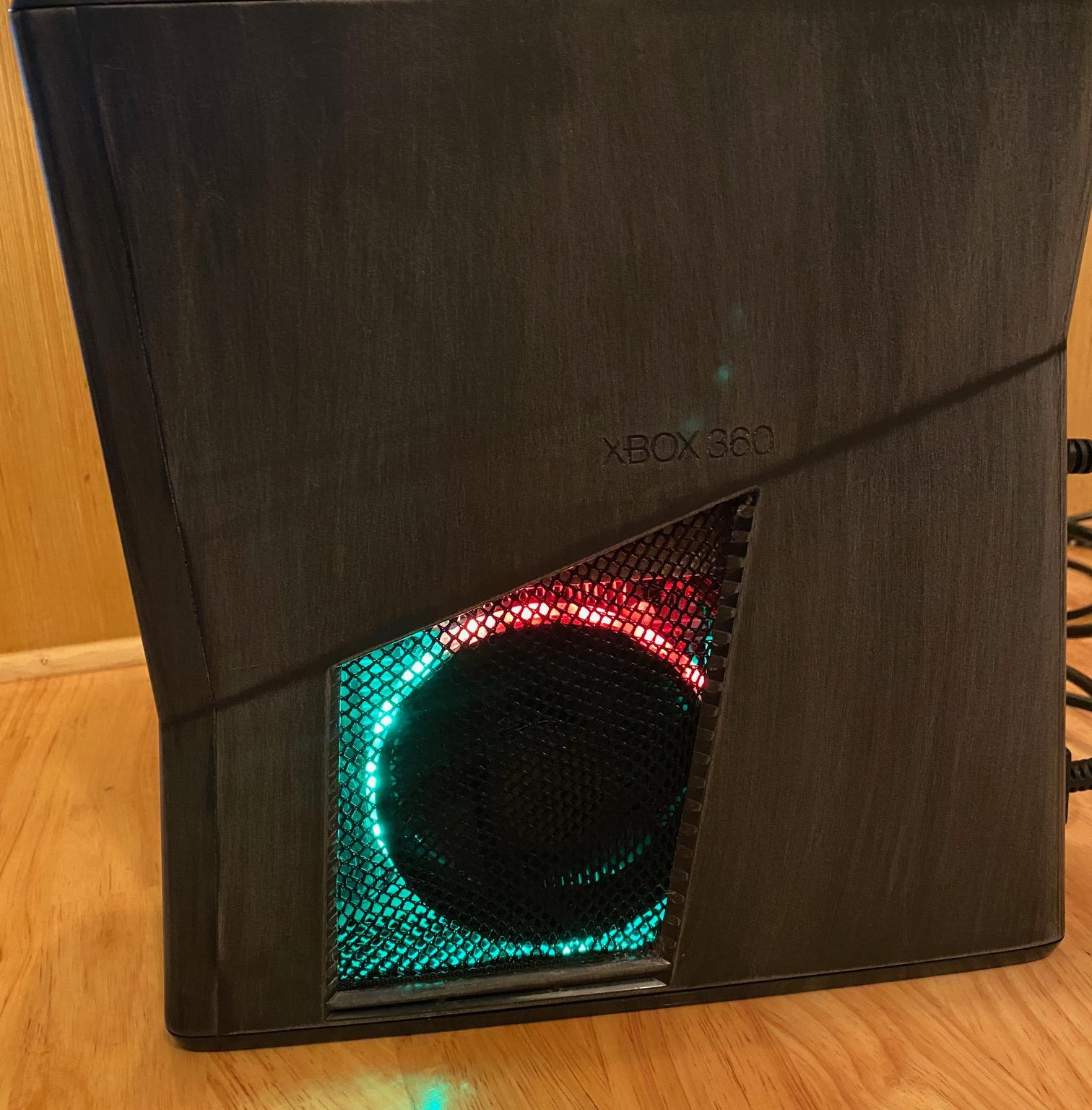 RGH 3 Xbox 360 slim | CASE MOD | 500 GB | Custom LEDs