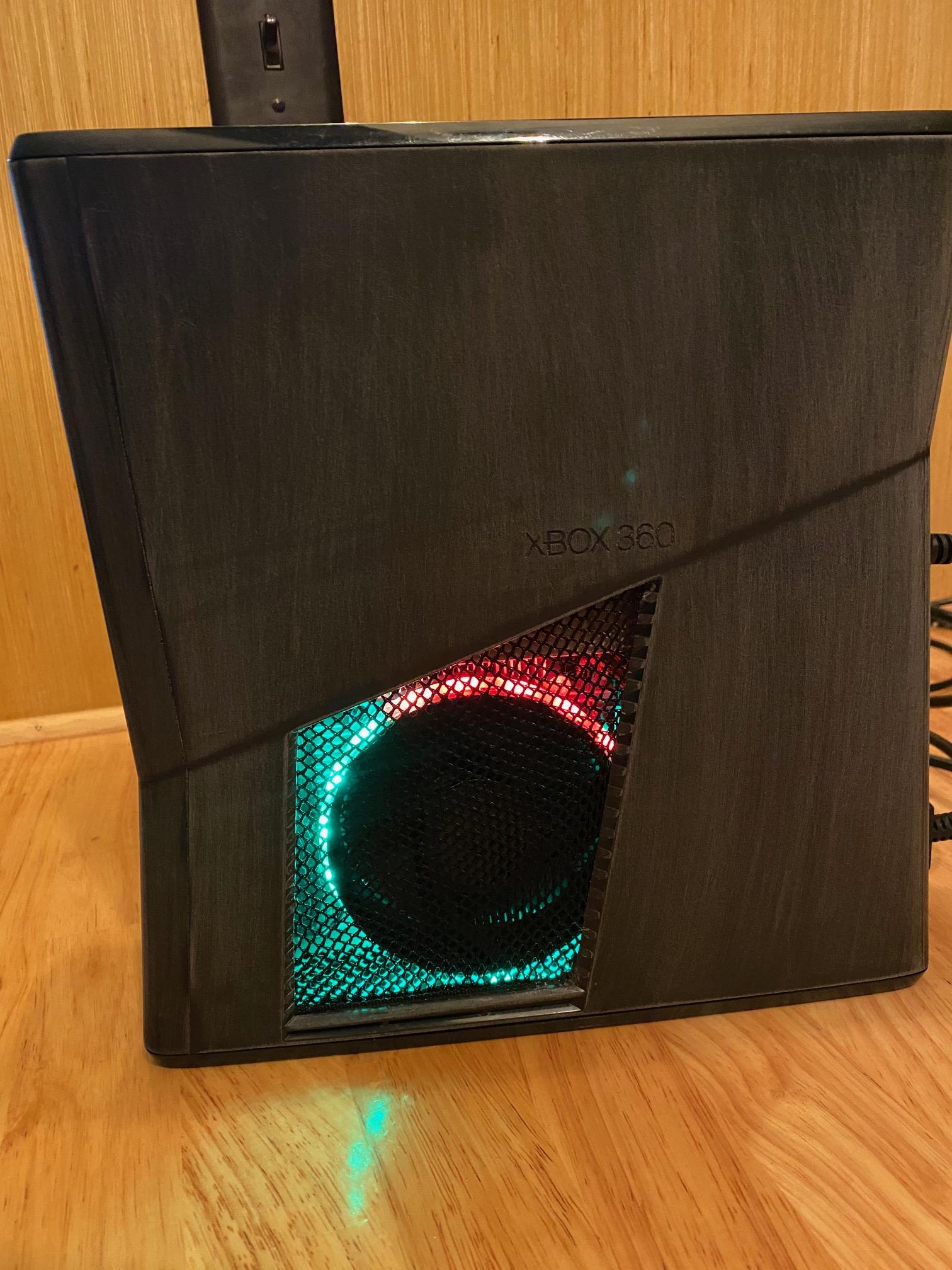 RGH 3 Xbox 360 slim | CASE MOD | 500 GB | Custom LEDs