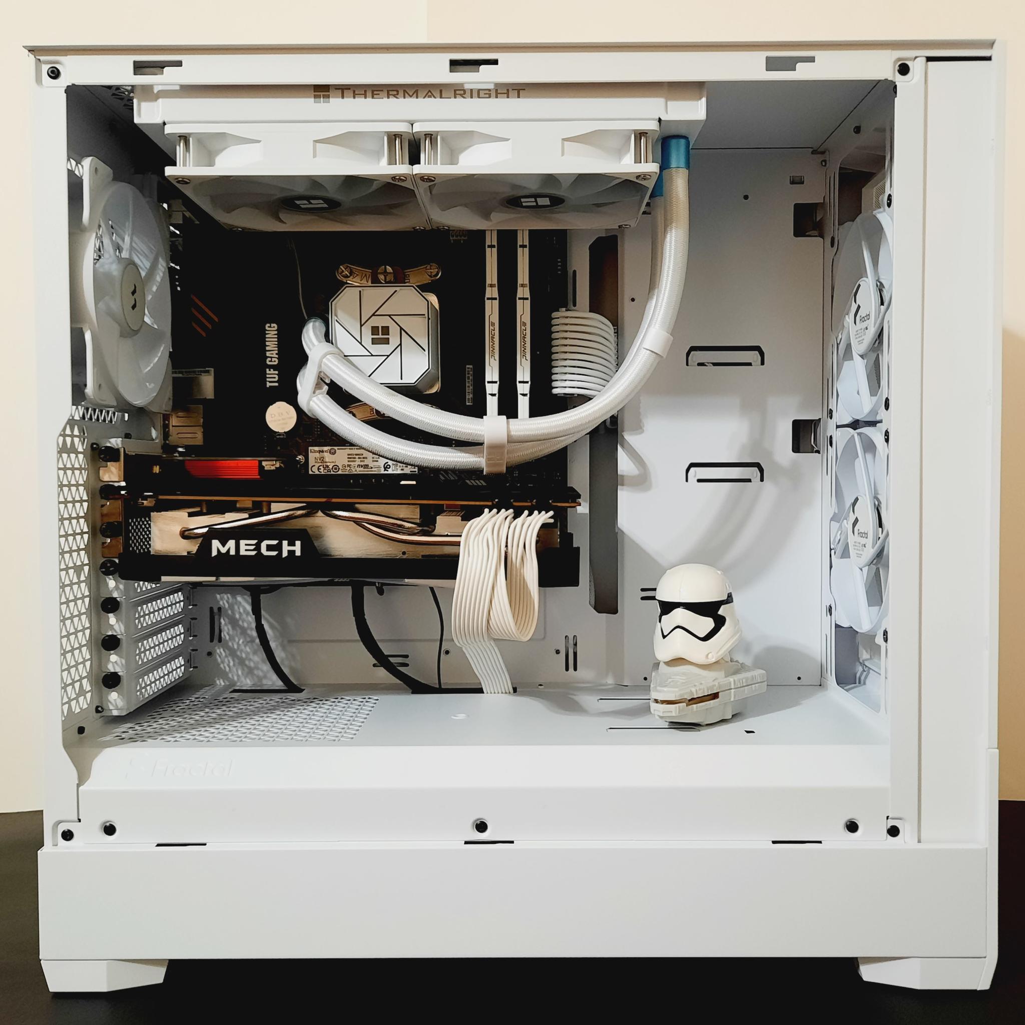 ❄️Liquid Cooled White Gaming PC 1440p - Ryzen 5 5600 ● 32GB RAM ● 1TB NVMe SSD - RX 6700 XT 12GB