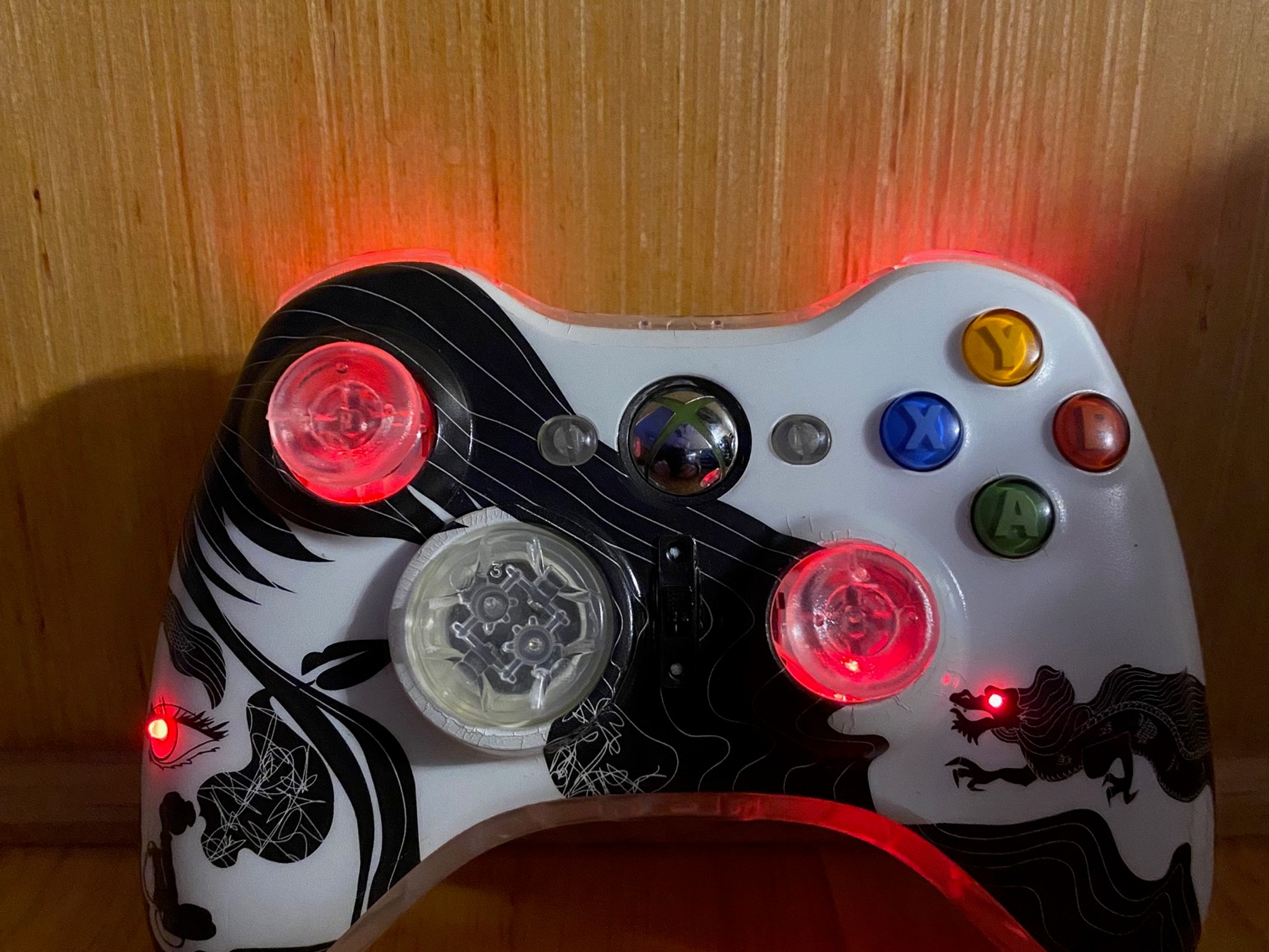 Custom Xbox 360 wireless controller | Hall effect | RGB LEDs | Dragon Age
