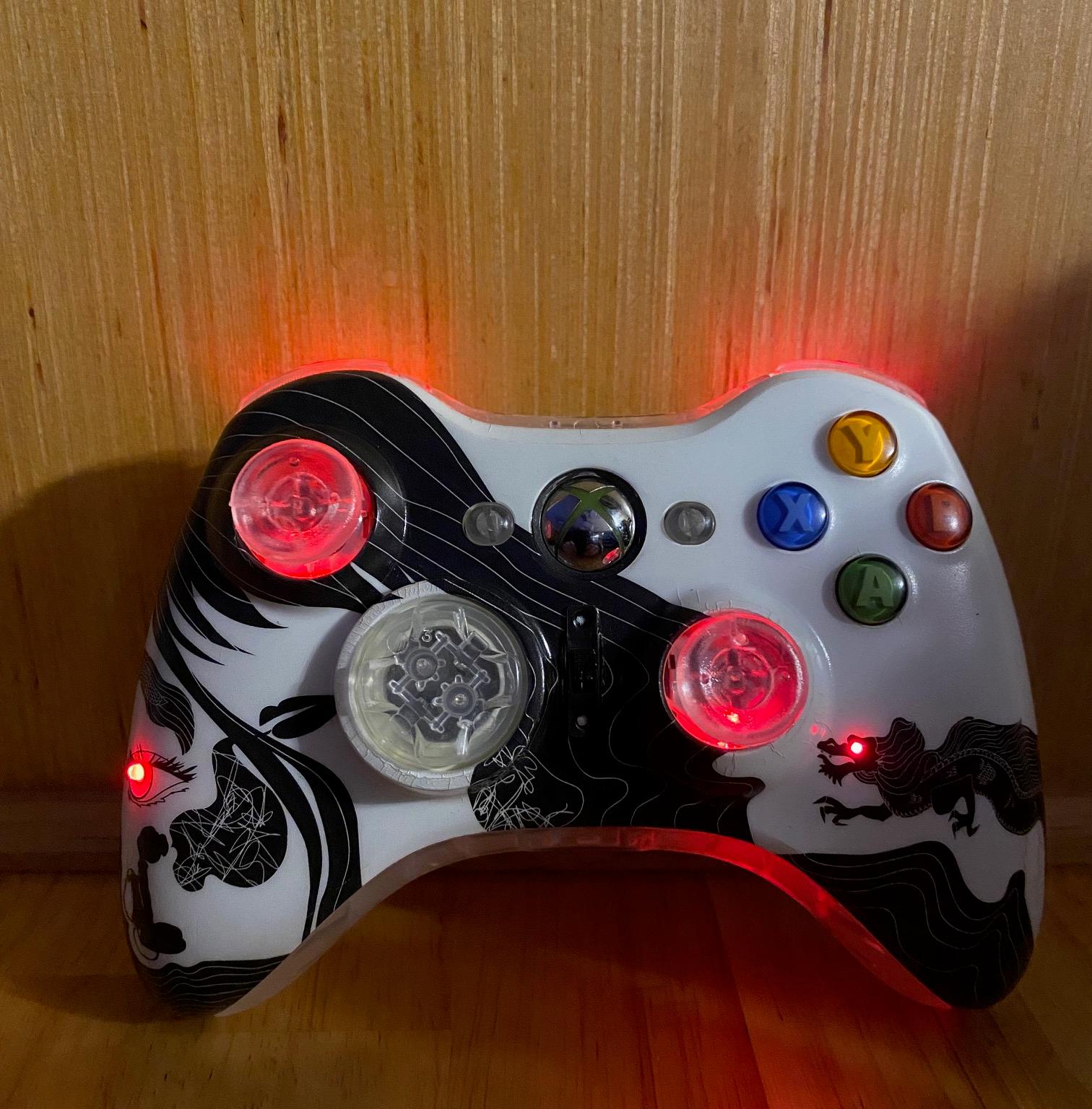 Custom Xbox 360 wireless controller | Hall effect | RGB LEDs | Dragon Age