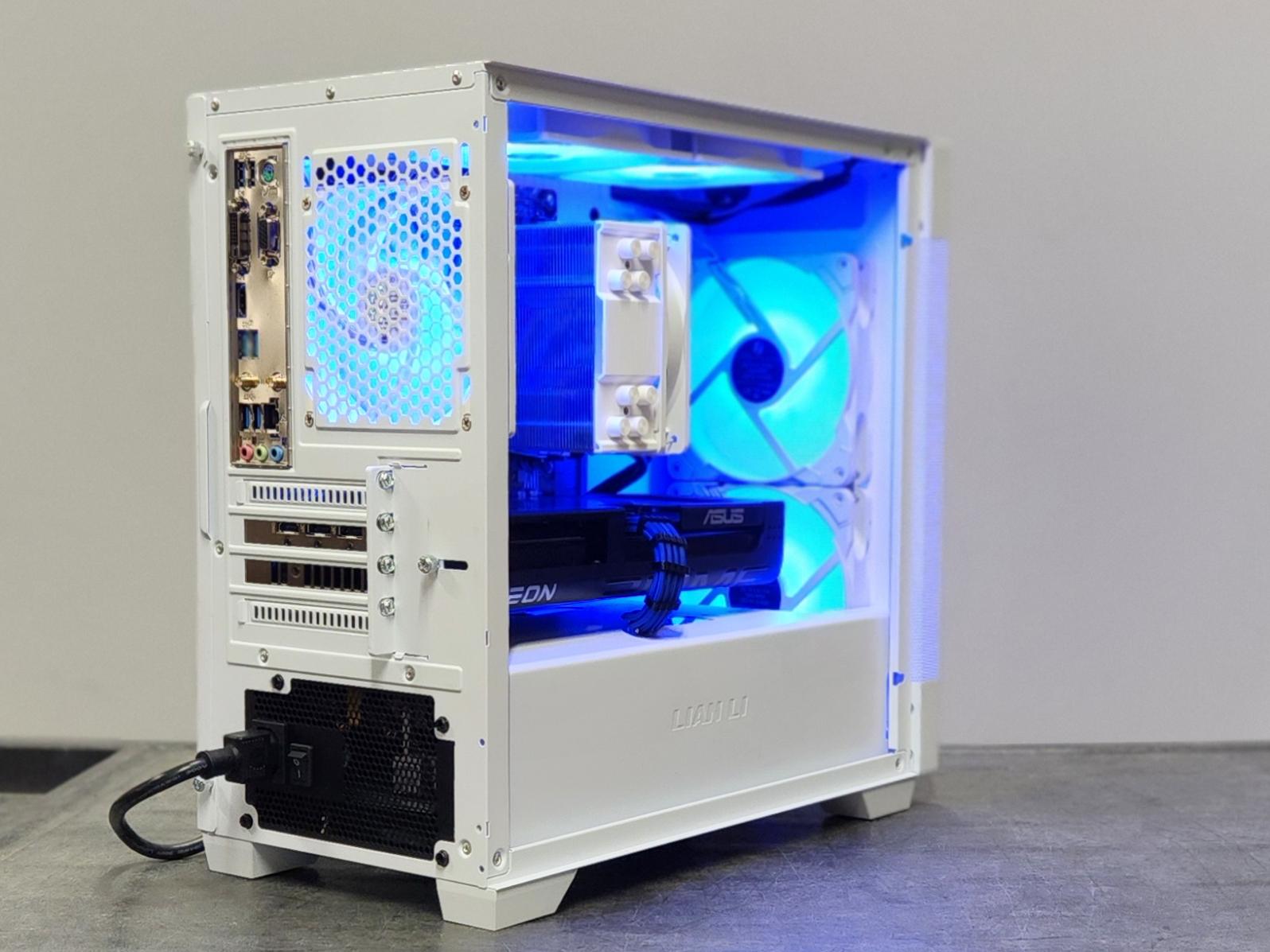 Arctic Blaze 🔥 Custom Gaming PC | Ryzen 7 5800XT | RX 9060 XT | 32GB RAM | 1TB SSD