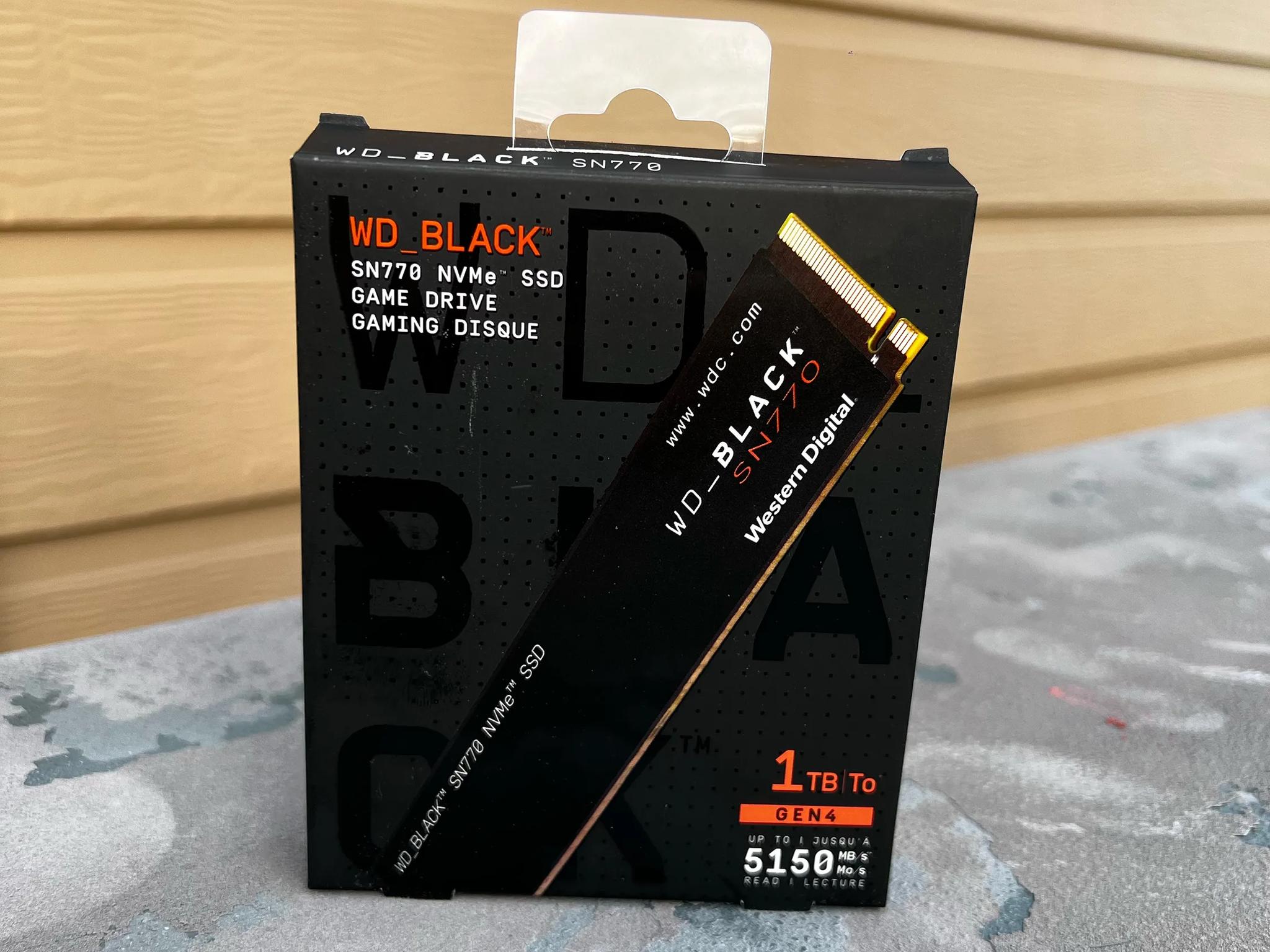 Western Digital WD_BLACK 1TB SN770 NVMe Internal Gaming SSD