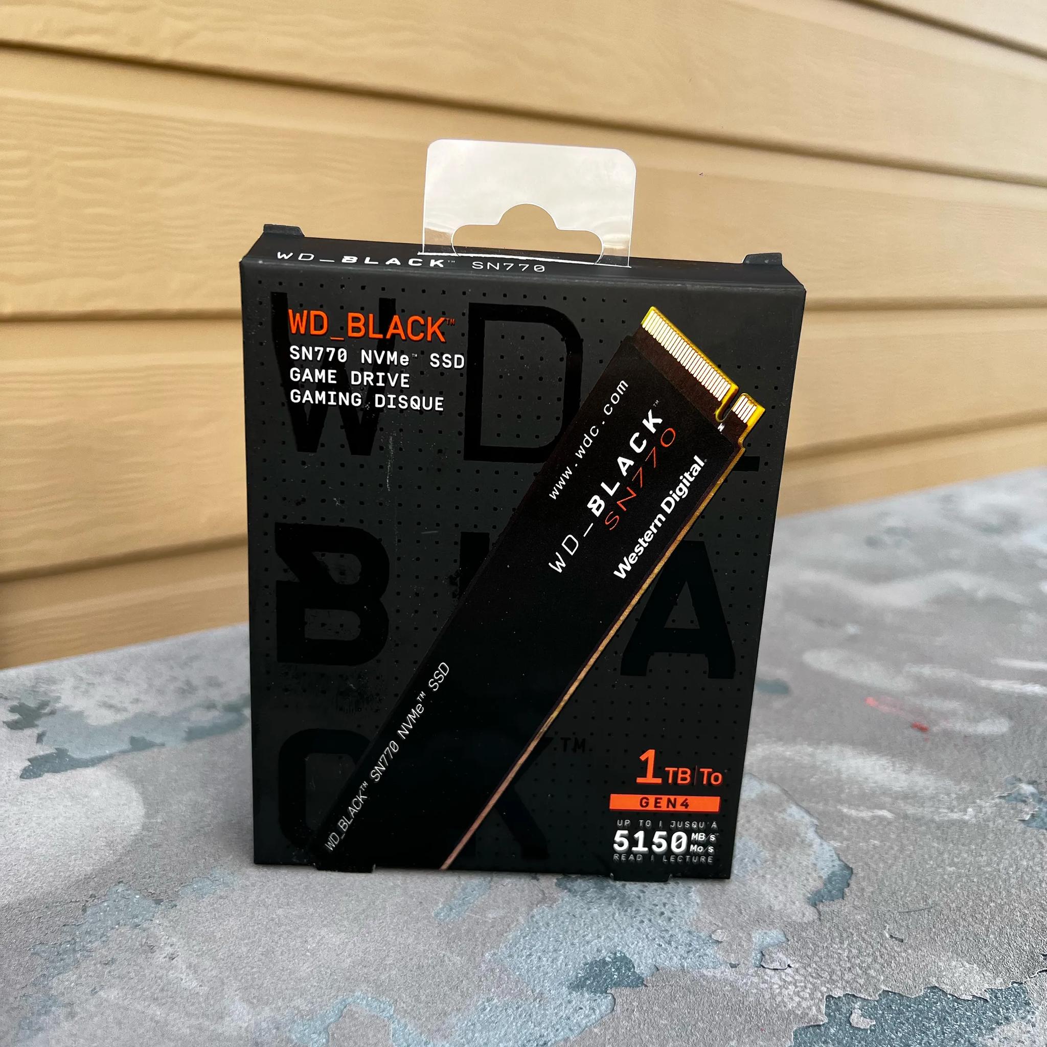 Western Digital WD_BLACK 1TB SN770 NVMe Internal Gaming SSD