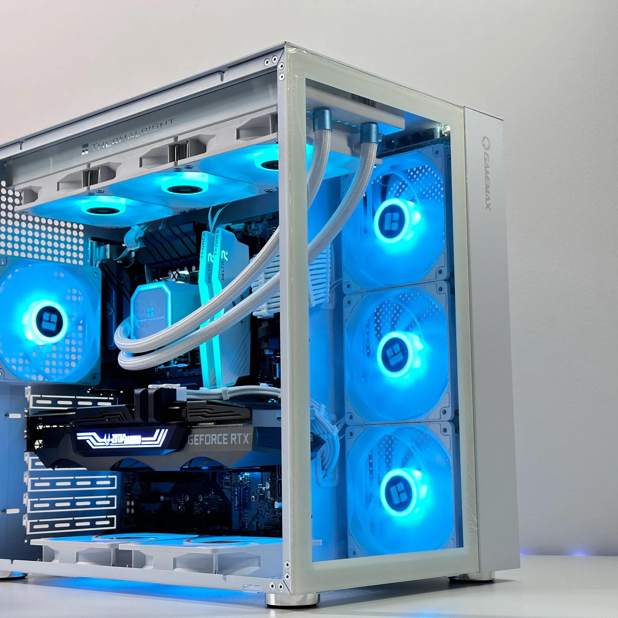 🫗4k Liquid Cooled Gaming PC🫗 Nvidia RTX 3080 10GB❄️Intel 12600KF 10Cores❄️32GB DDR4❄️1TB NVME
