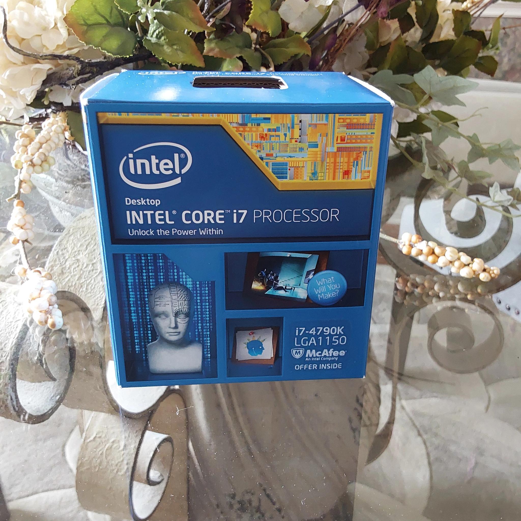 Intel i7 4790k 4.0GHz CPU in original retail box