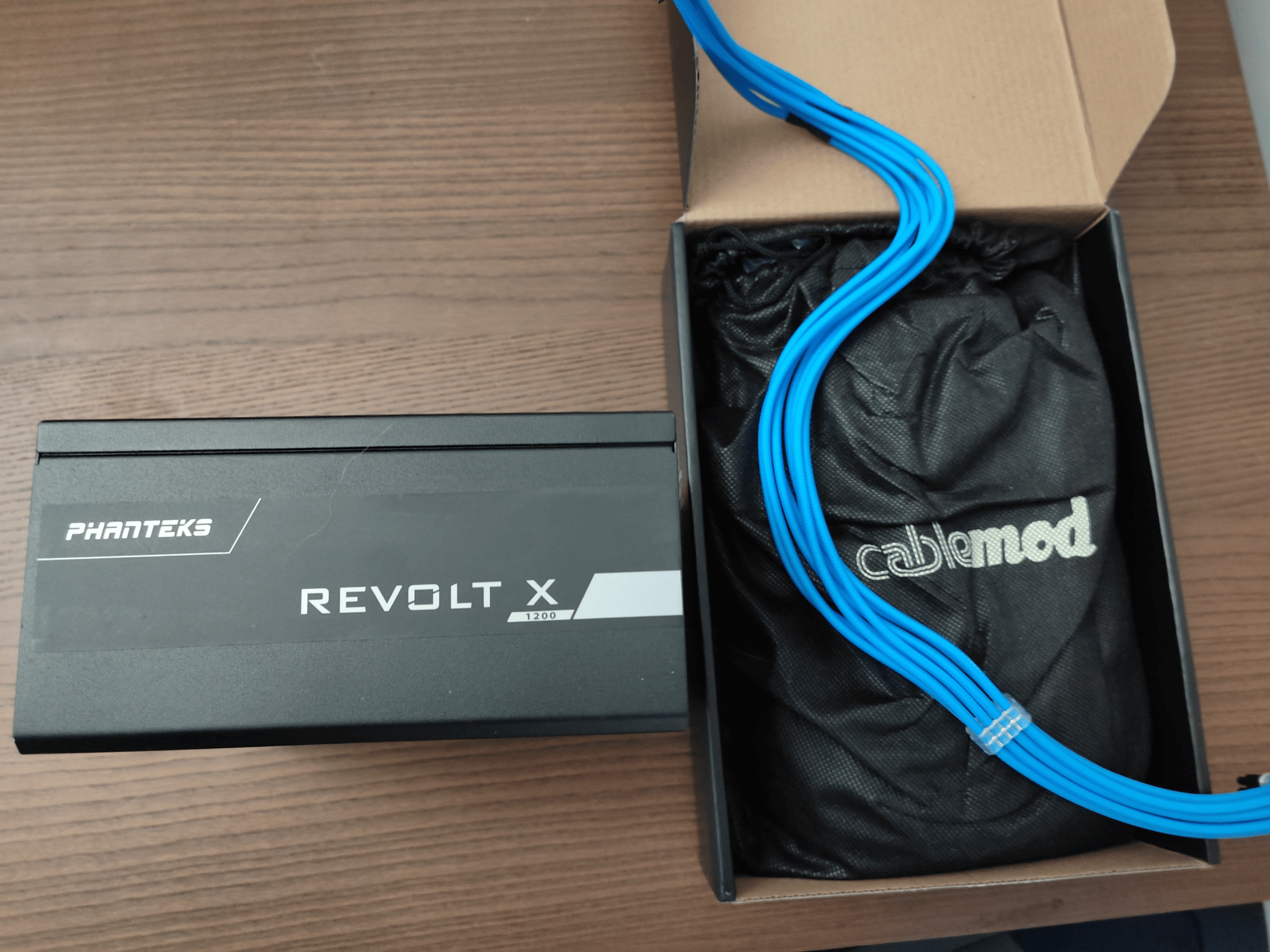 Phanteks Revolt X 1200W 80+ Platinum Dual System ATX PSU w/ Cablemod Custom Cables