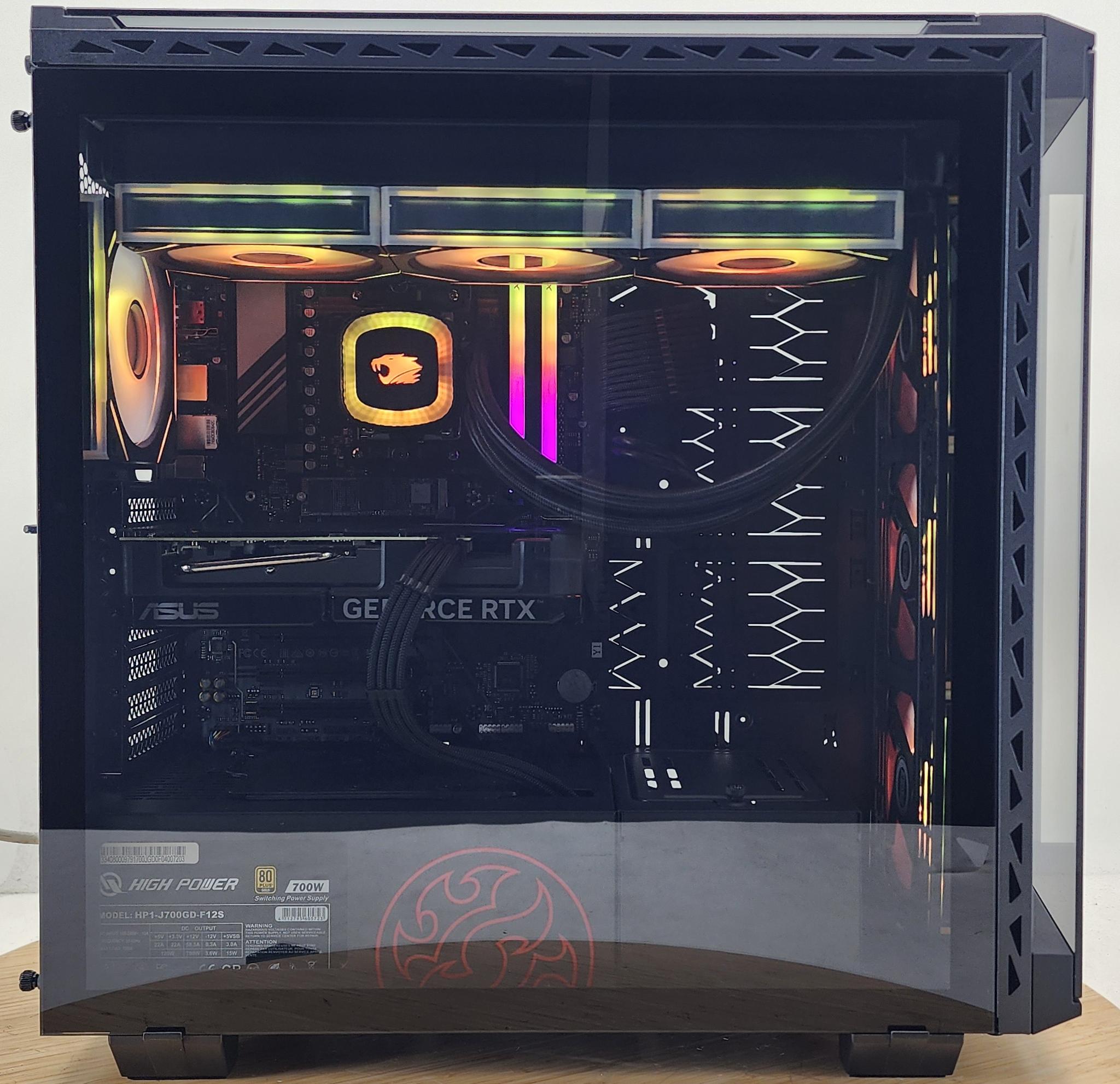 Gaming PC Ryzen 9 7900X 16GB RAM 1TB SSD RTX 4070 12GB Windows 11 Computer