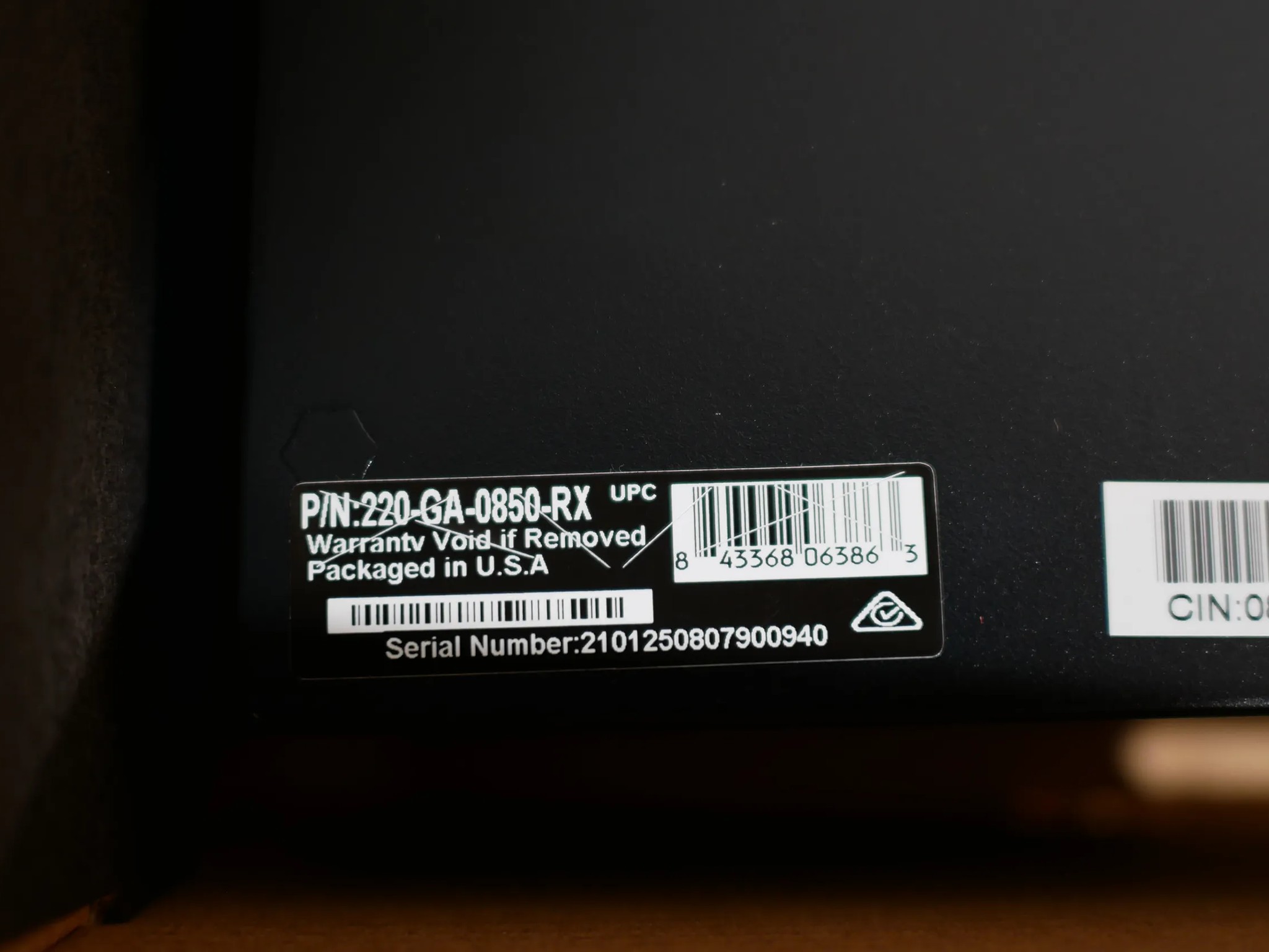 EVGA SuperNOVA 850 GA, 80 Plus Gold 850W, Fully Modular, Eco Mode, Power Supply 220-GA-0850-RX