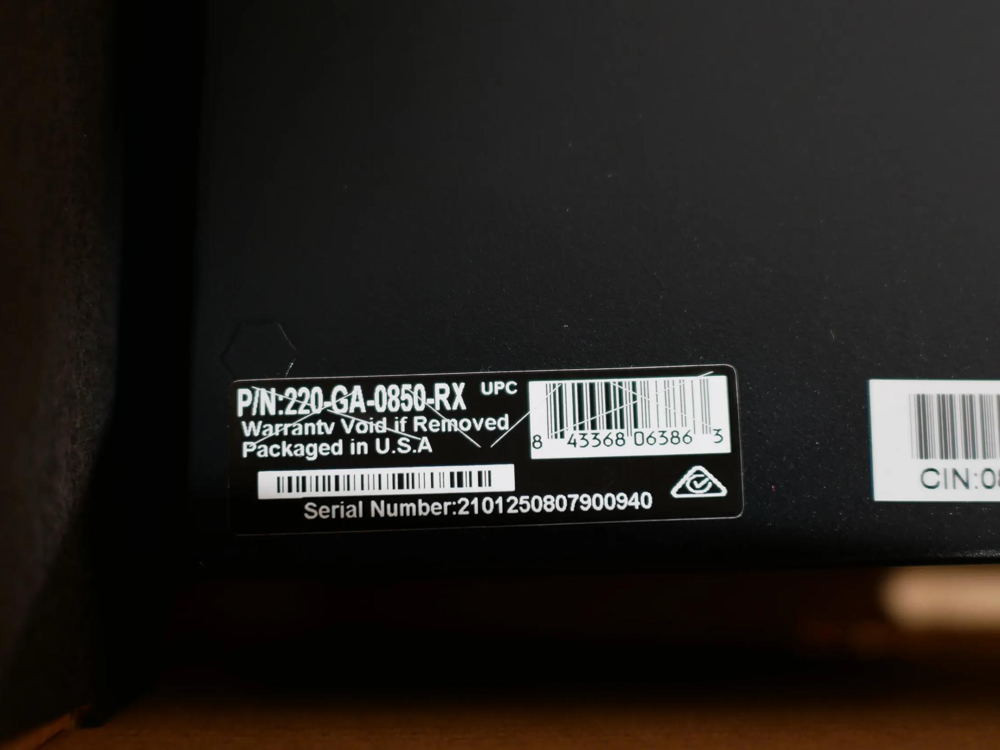 EVGA SuperNOVA 850 GA, 80 Plus Gold 850W, Fully Modular, Eco Mode, Power Supply 220-GA-0850-RX