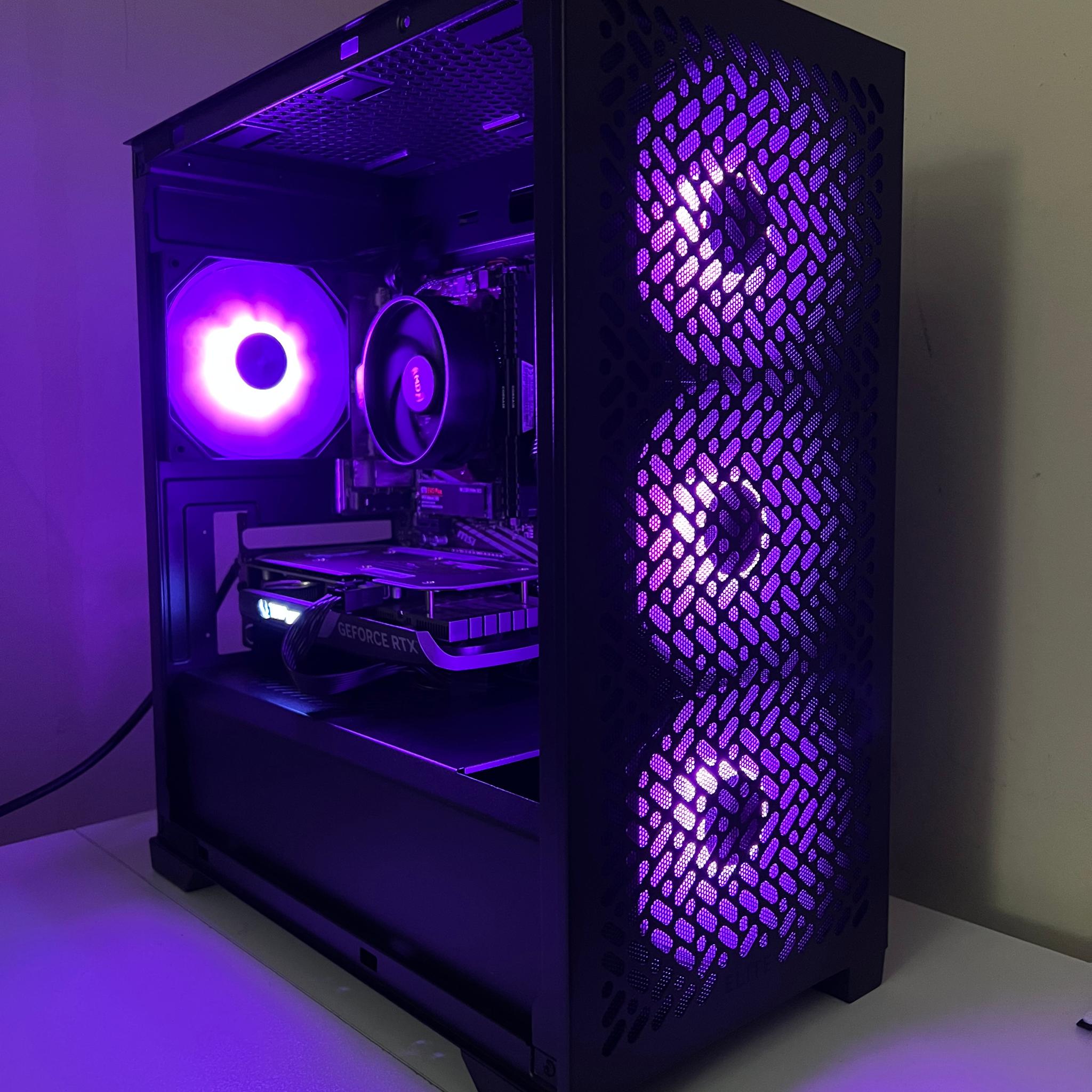 Gaming pc with RTX 4060 | ryzen 5 5500 | 16gb ddr4 | 1tb nvme storage | mid-ranged