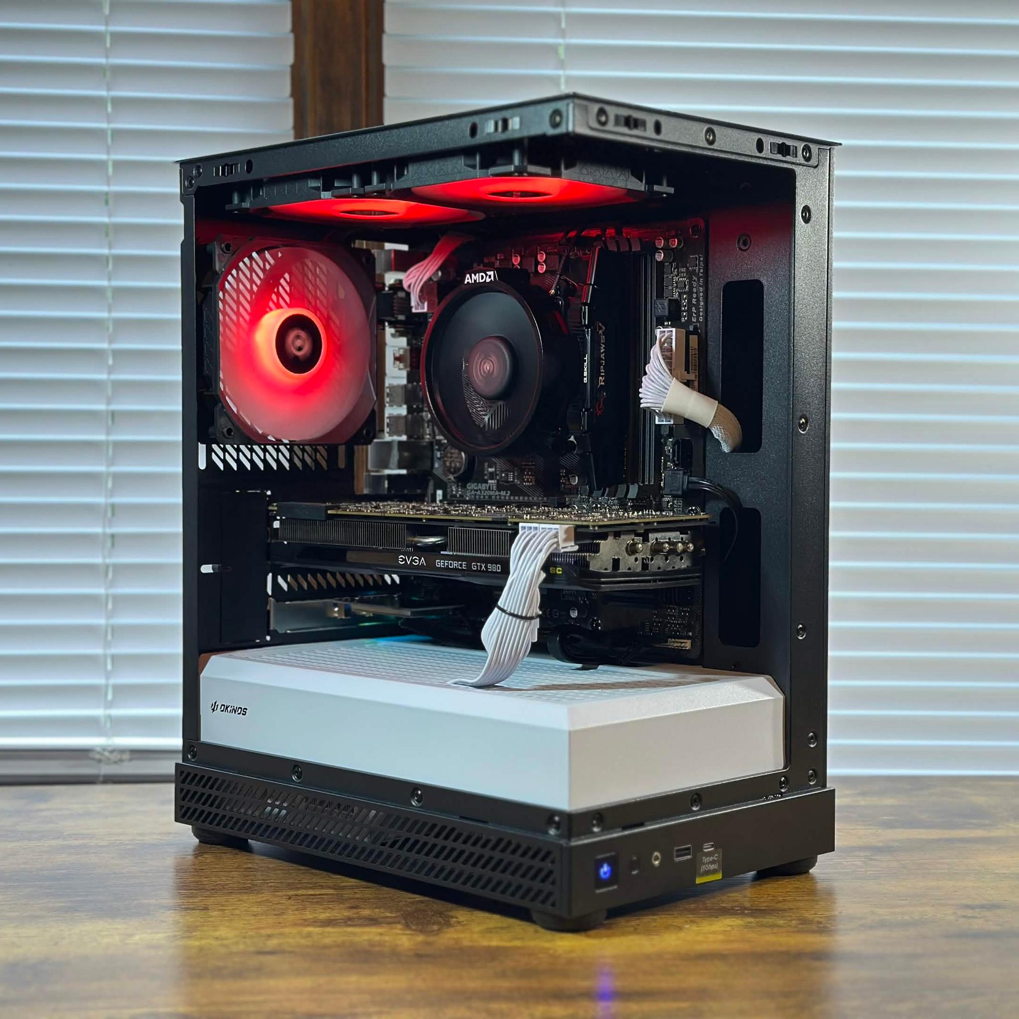 GTX 980 4GB | Ryzen 5 1600AF | 16GB DDR4 | 1.25TB Storage | Win11 | WIFI | 1080P Budget Gaming PC