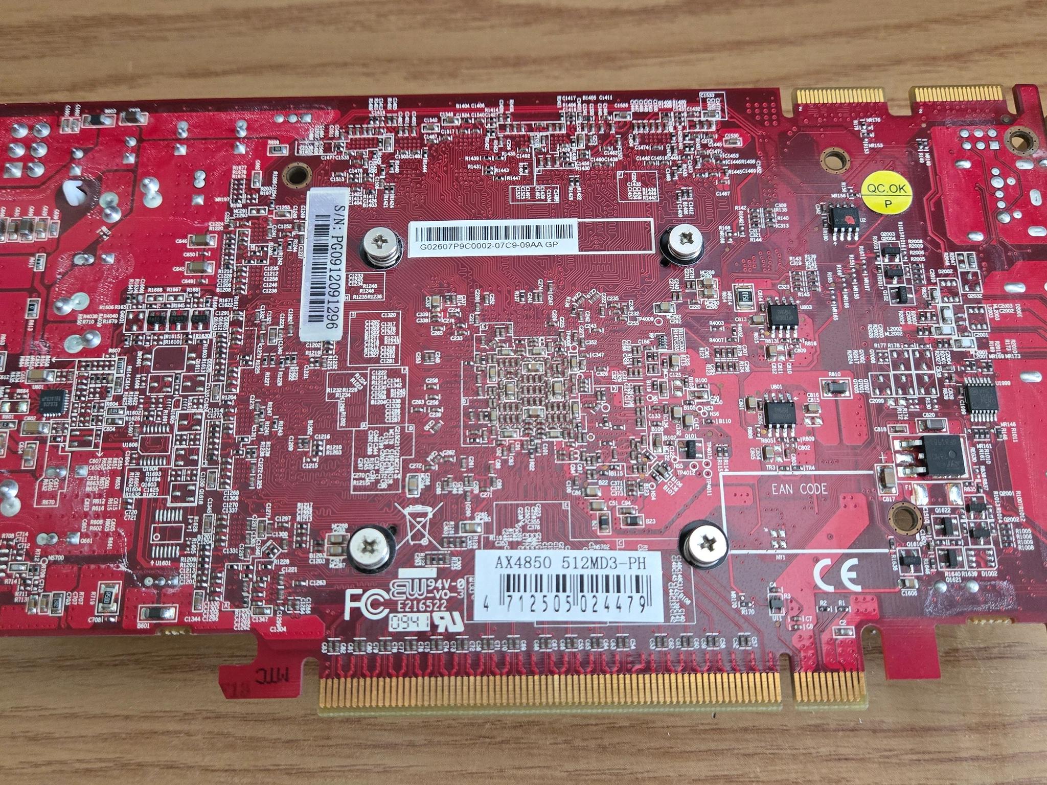 USED AMD PowerColor Radeon HD 4850 512MB DDR3 Discreet Graphics Card