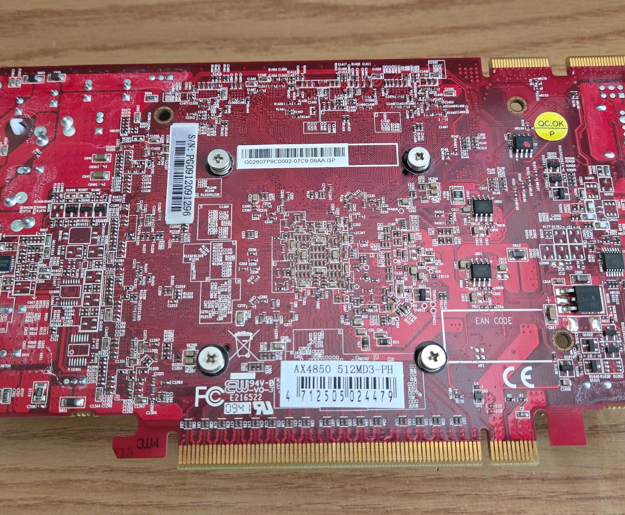USED AMD PowerColor Radeon HD 4850 512MB DDR3 Discreet Graphics Card