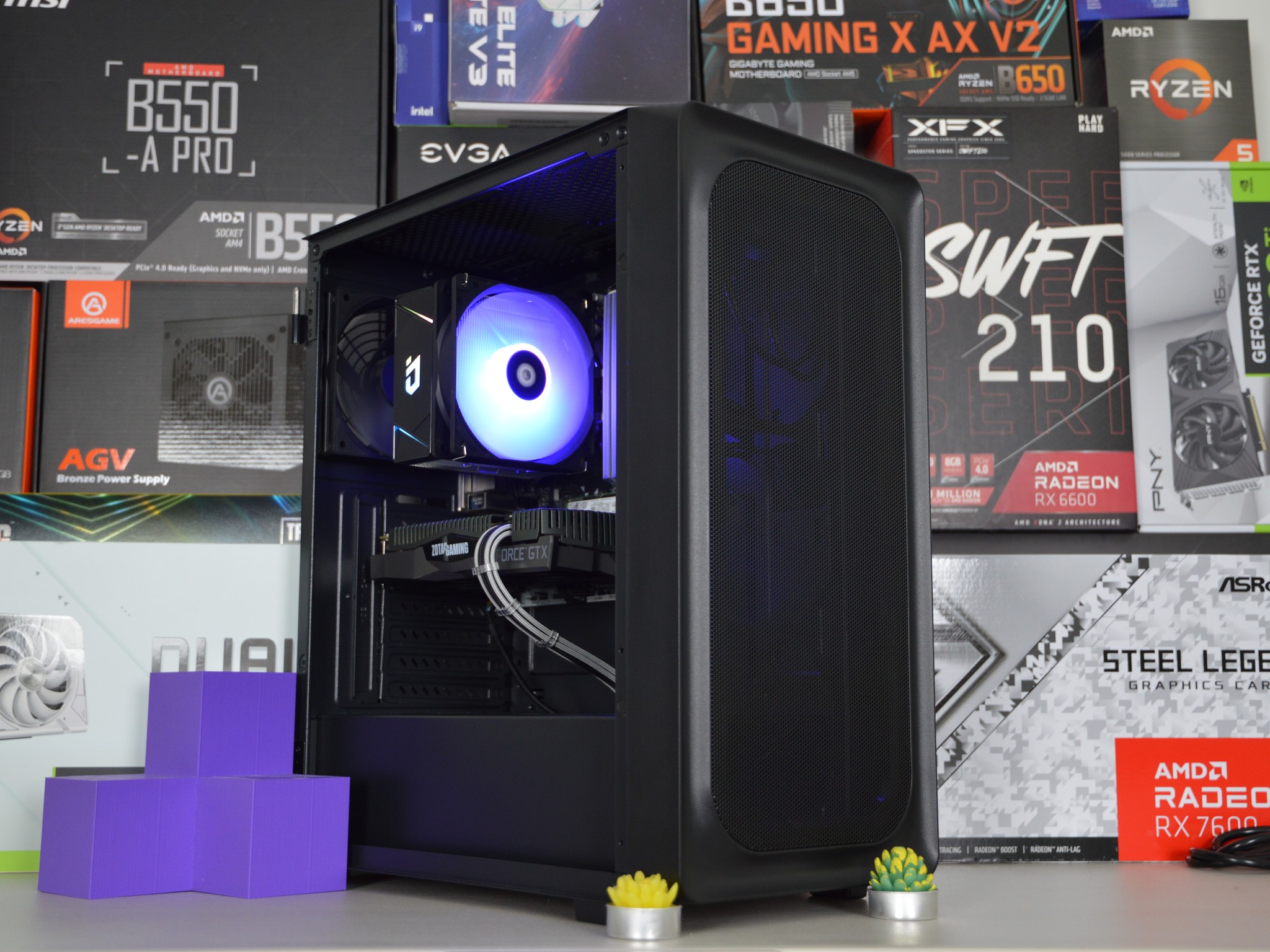 ⚪🐍| GTX 1660 Ti 6GB | RYZEN 5 3600 | 16GB DDR4 RAM | 1TB NVME SSD | Silver Serpent 2.0 |