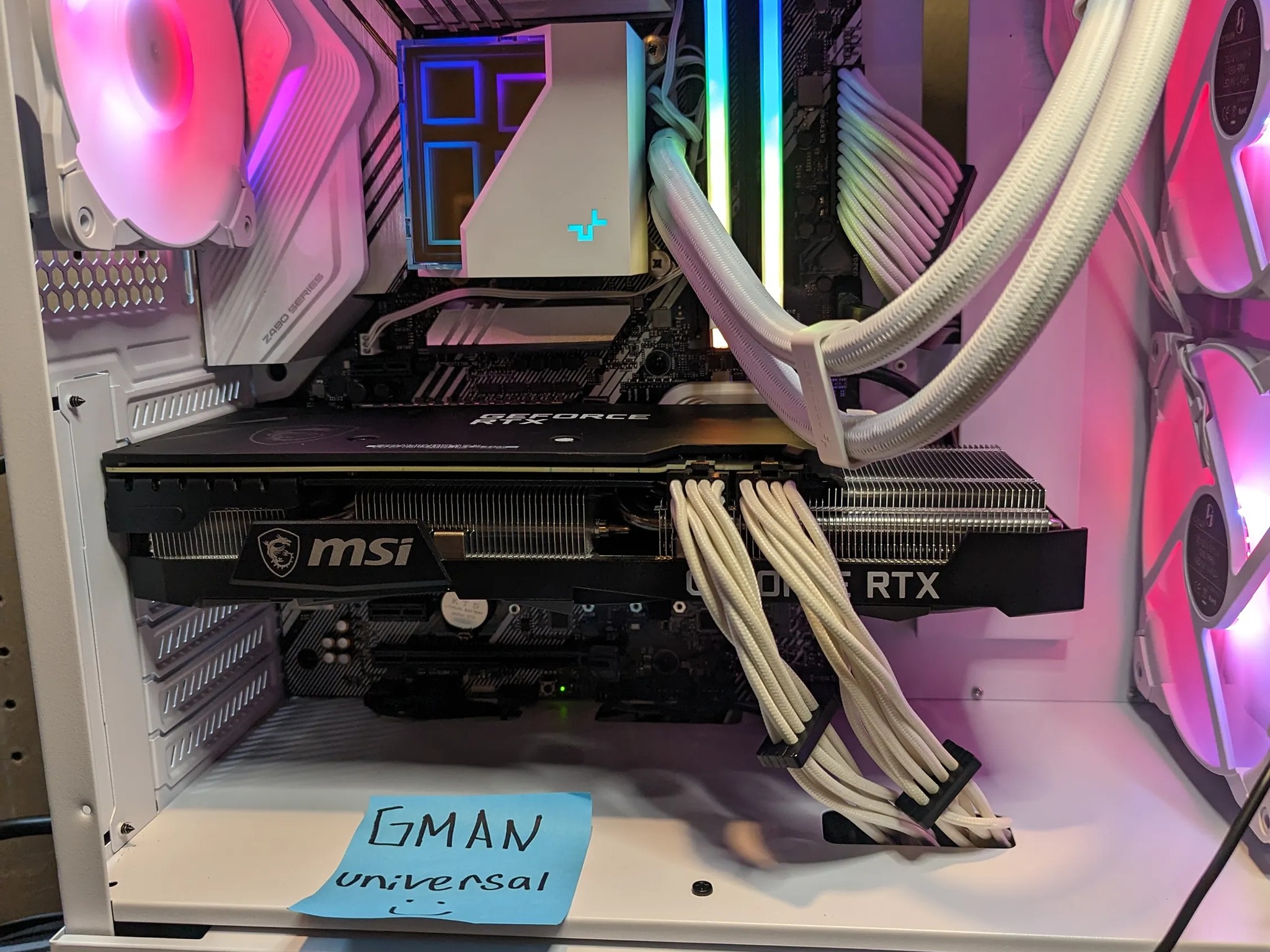 ❄️FROSTY  Intel i7-11700 | Nvidia RTX MSI Ventus 3070  | 16gb Ram 3200Mhz| 1TB WD M.2 NVME SSD