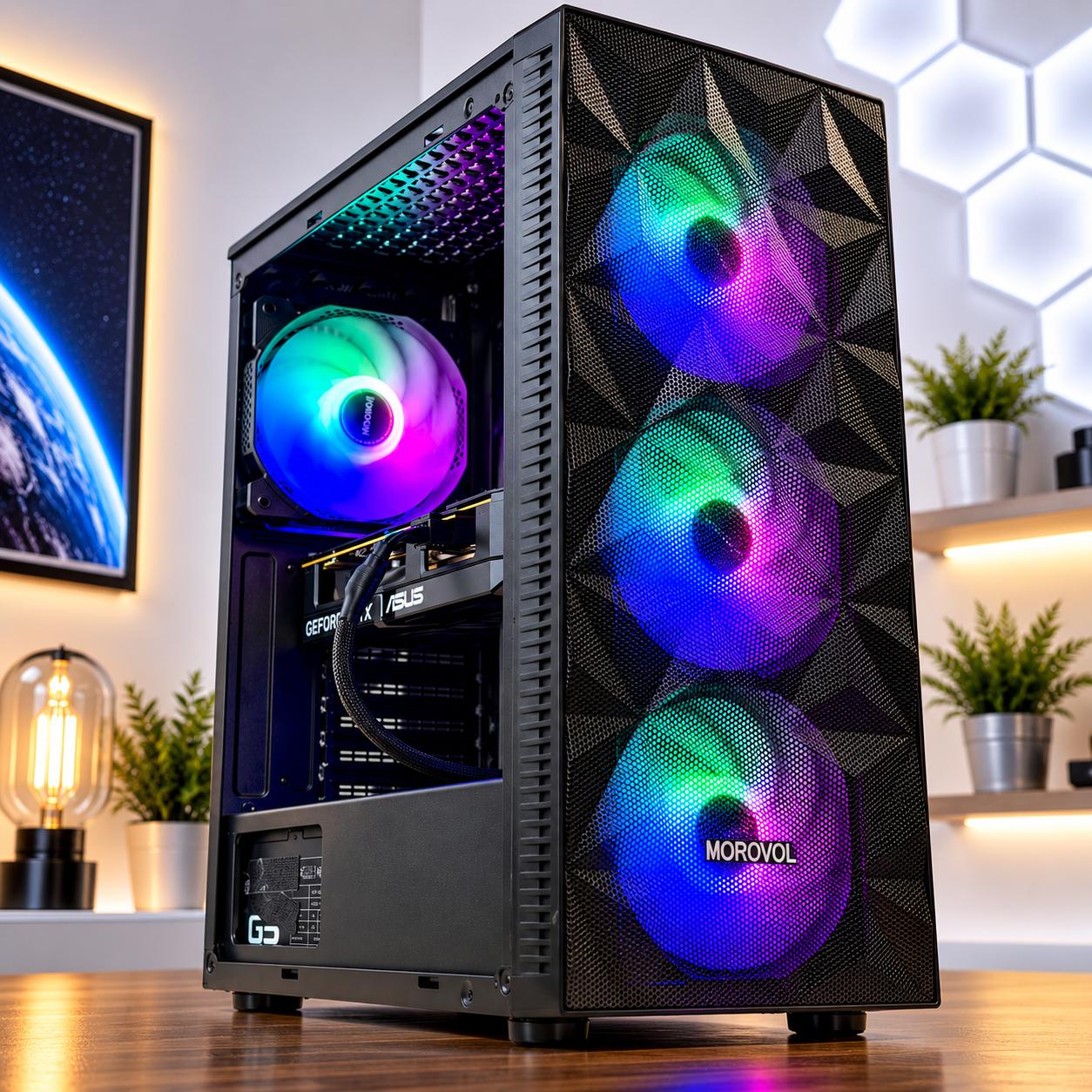 🔥Ryzen 7 | 16GB | 500GB NVME SSD | Nvidia GTX 1070 8GB | TPM 2.0 | Custom RGB Gaming PC WIndows 11