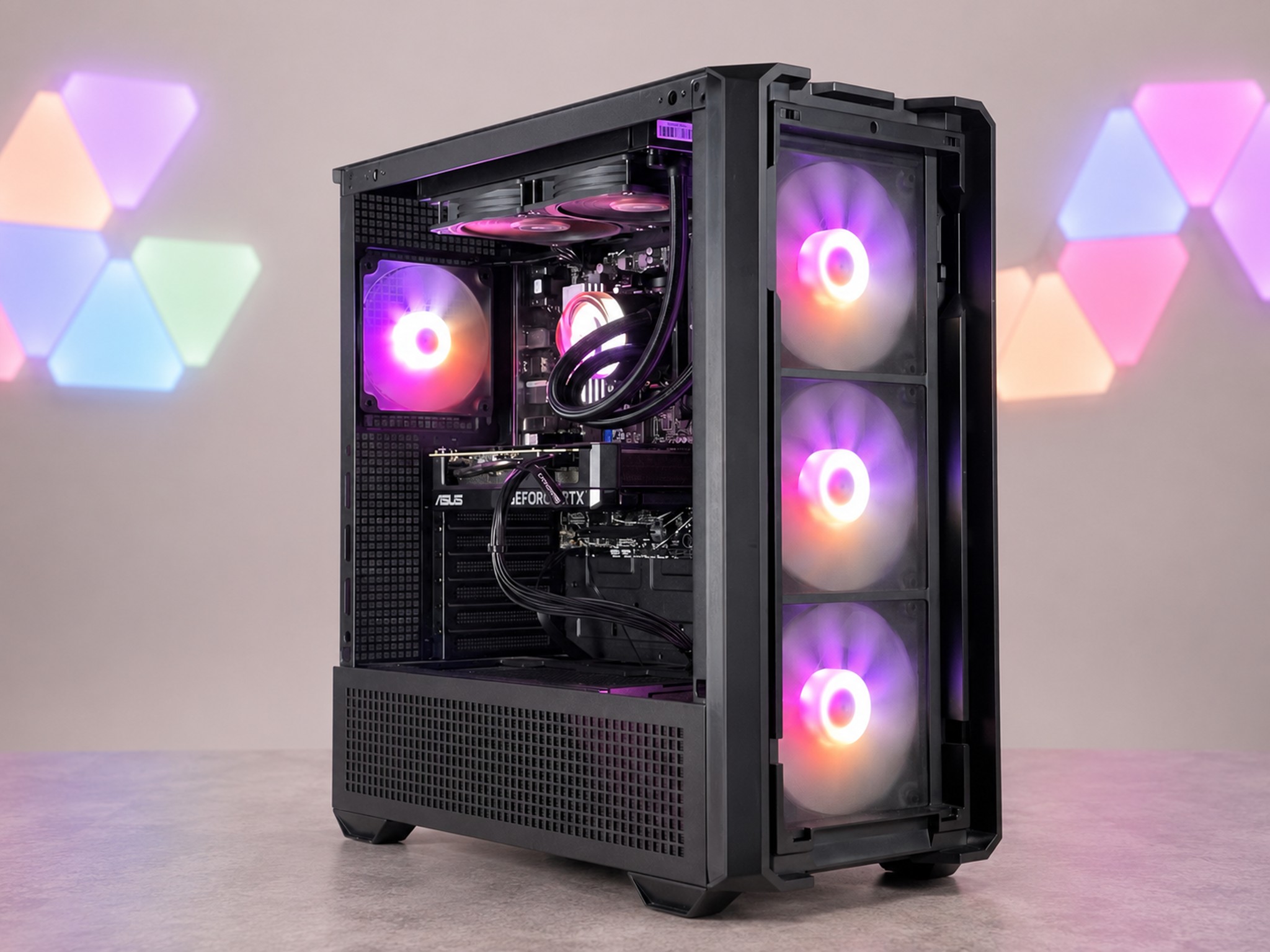 👻 DARKSIDE Gaming PC | RTX 4070 SUPER | Ryzen 5 7600 | 32GB RAM | 1TB SSD | WiFi and BT | FREE SHIP