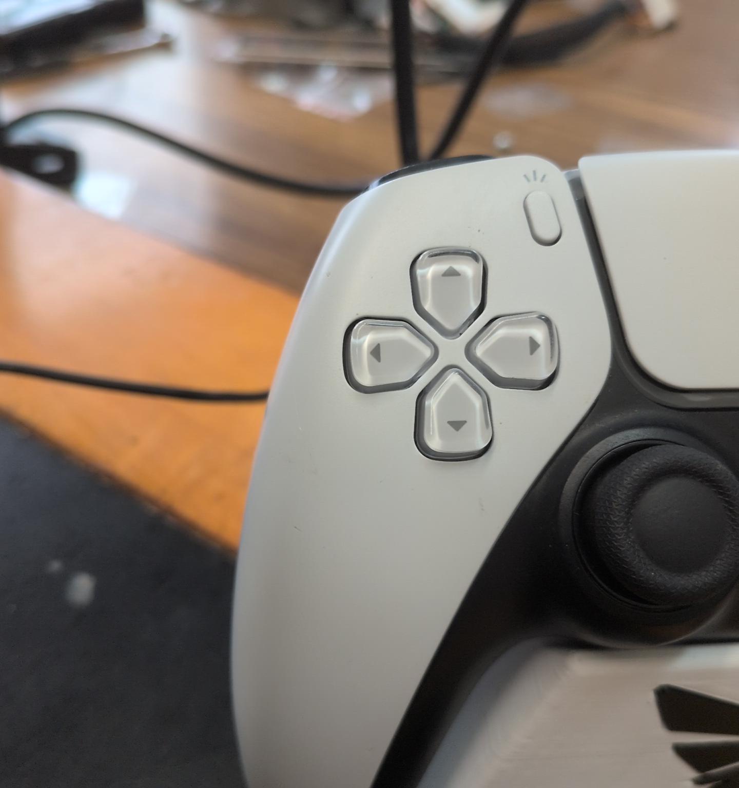 Ksilver J13+ TMR Upgraded White PS5 Dualsense Cosmetic Grade B