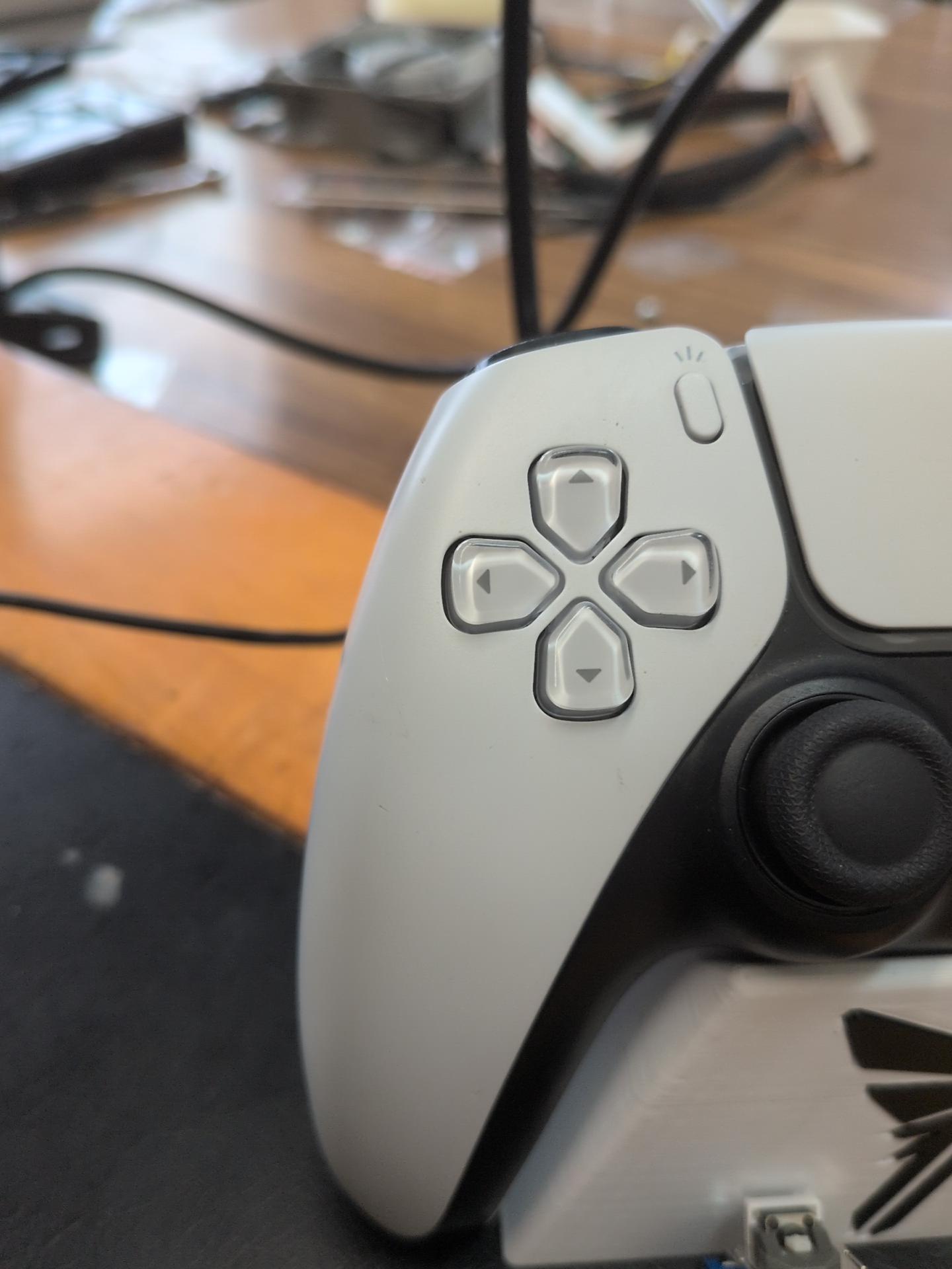 Ksilver J13+ TMR Upgraded White PS5 Dualsense Cosmetic Grade B