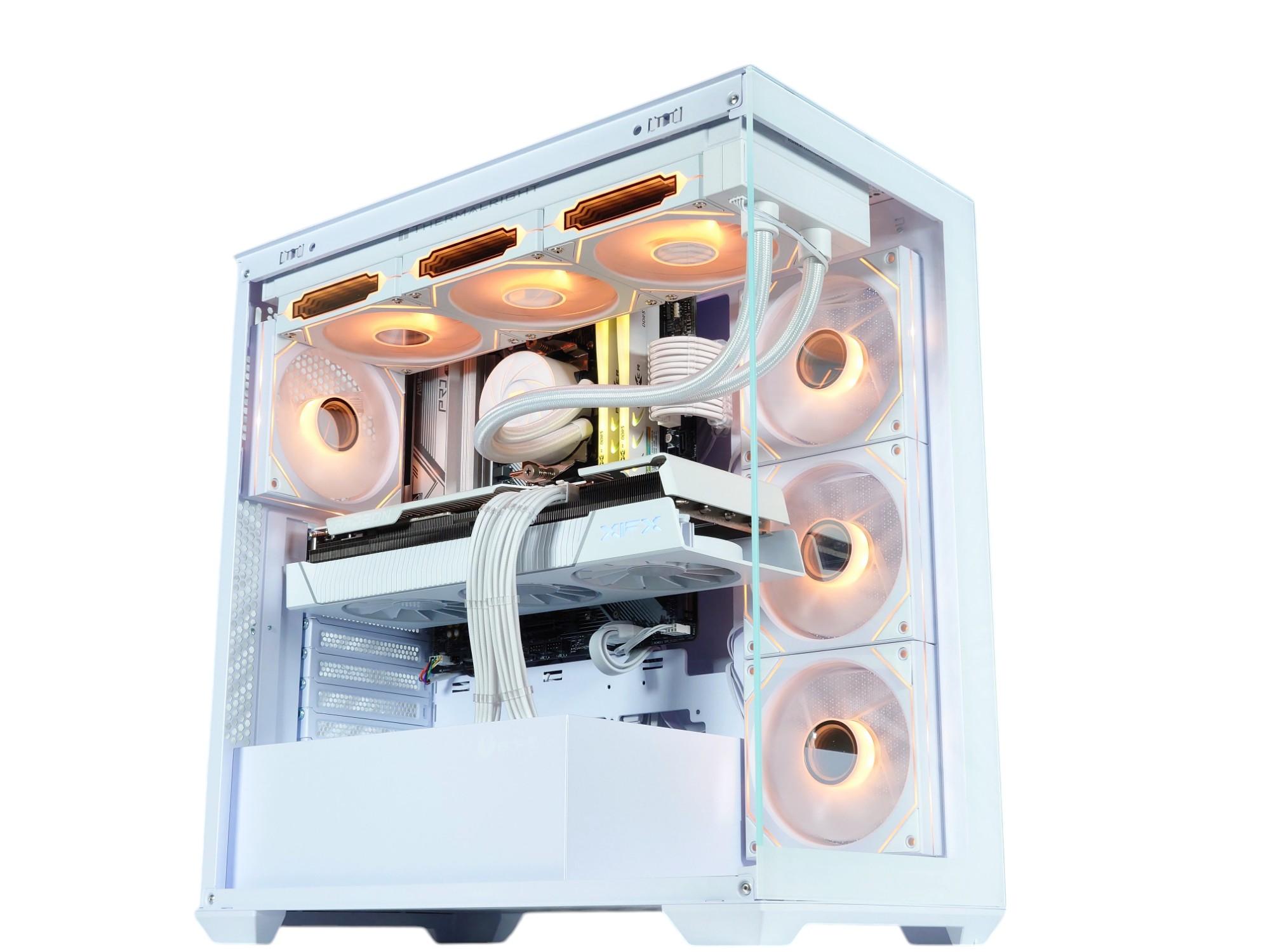 ☆Polaris❄️Liquid Cooled Gaming PC❄️AMD RX 7800 XT 16GB❄️AMD Ryzen 7 8700F❄️32GB DDR5❄️1TB SSD