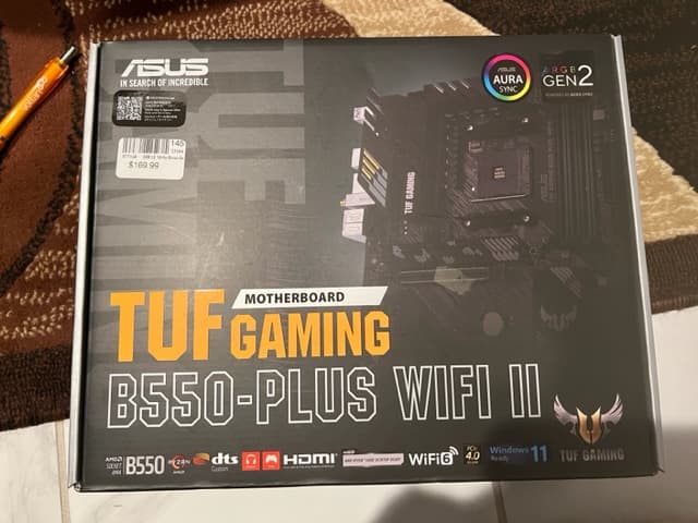 ASUS B550-PLUS TUF Gaming WiFi II AMD AM4 ATX Motherboard DDR4