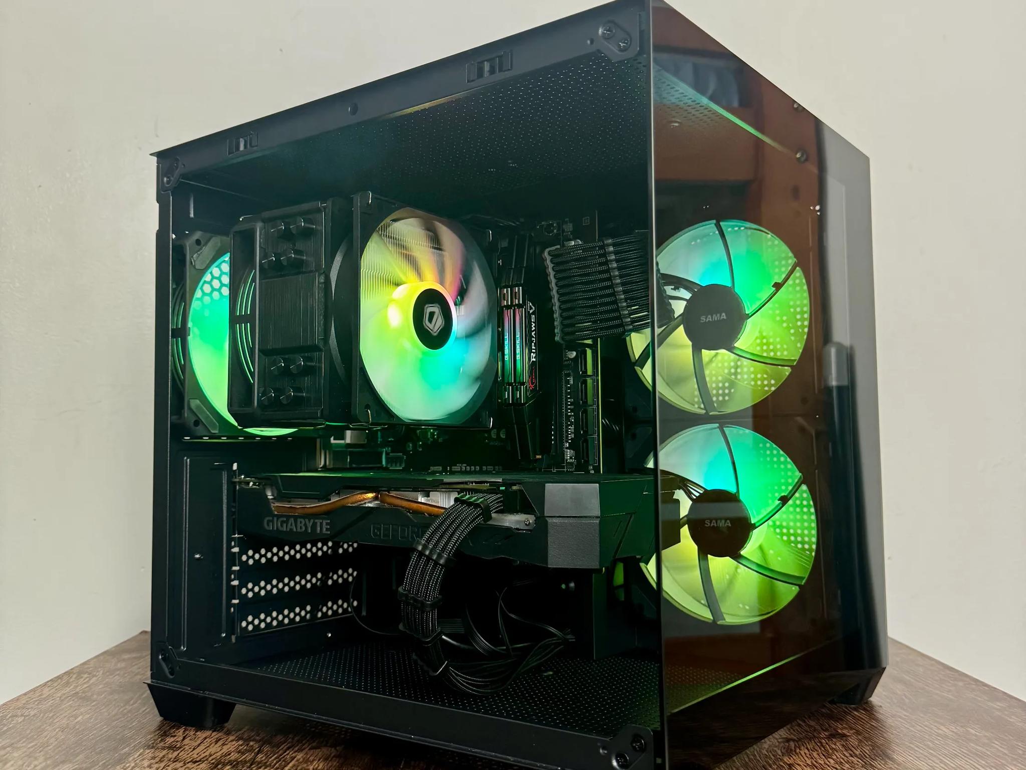 🖤Black🖤 Budget Gaming PC (Ryzen 5 2600 + RTX 2060 Super + 16gb Ram)