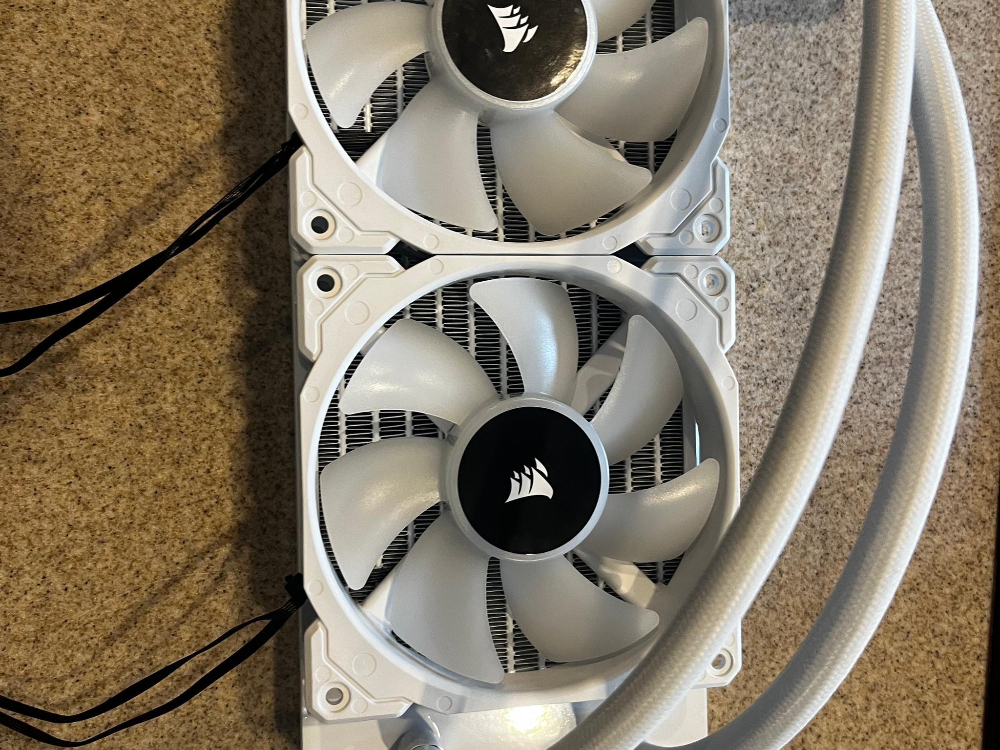 Corsair h100i white