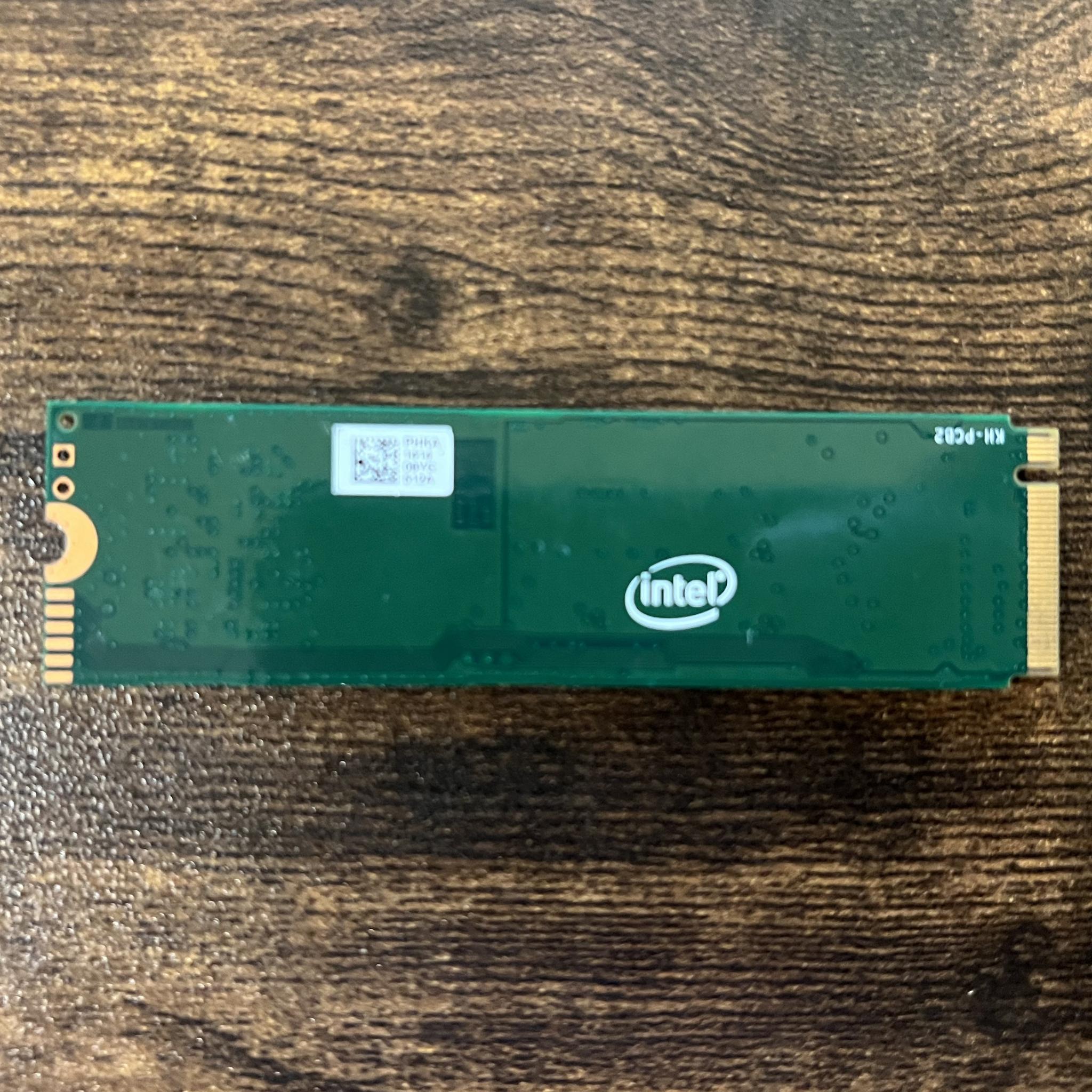512GB PCIe Gen 3.0x4.0 M.2 NVMe Intel SSD 670p Series with DRAM Cache  - 99% Health