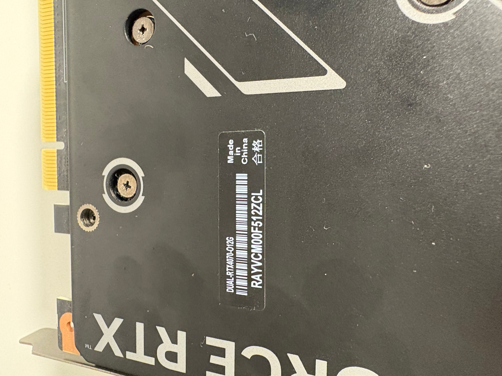 ASUS Dual RTX 4070 12GB