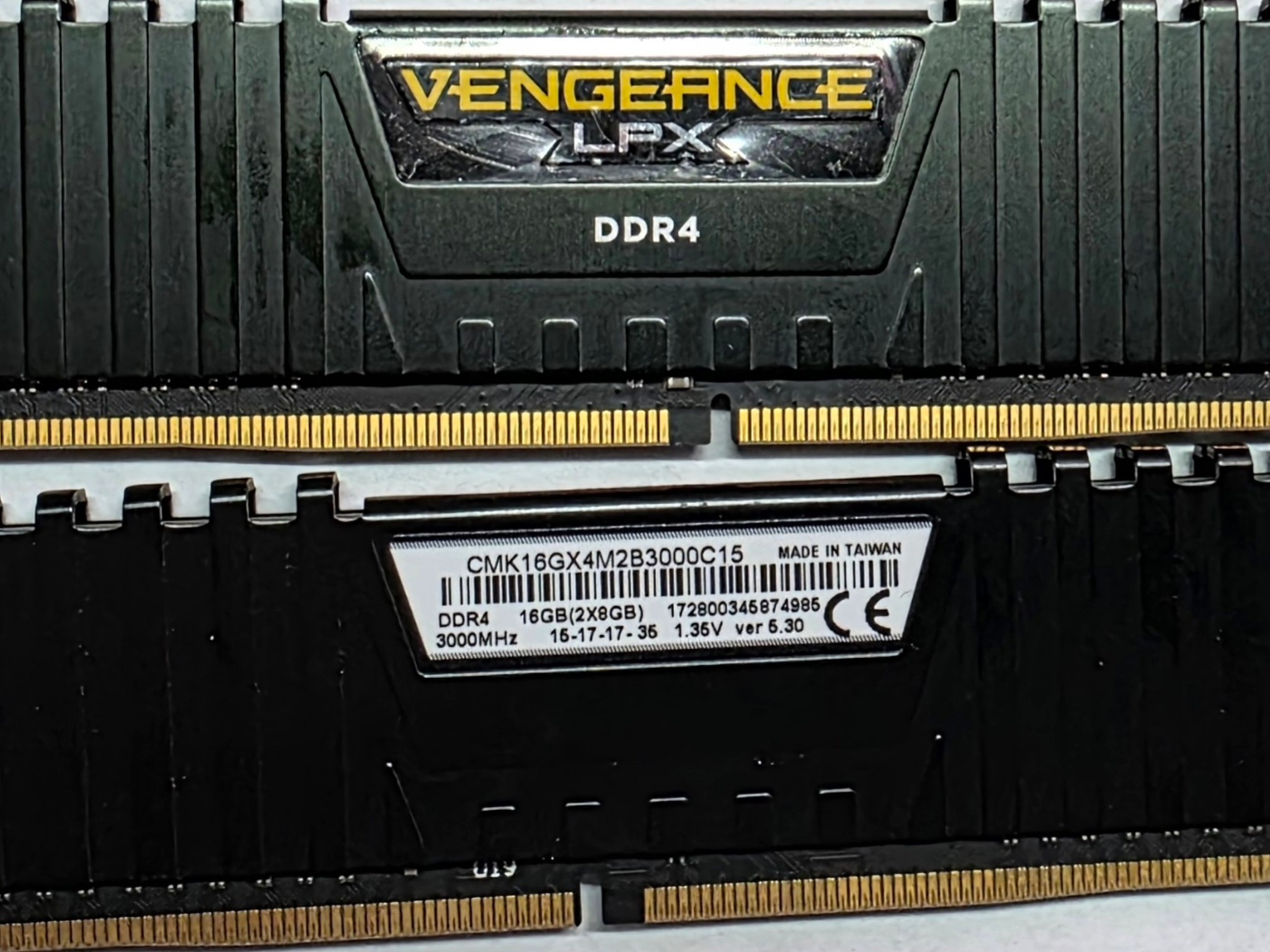 Corsair Vengence LPX DDR4 32GB RAM (2 x 16GB 3000Mhz) CMK32GX4M2B3000C15