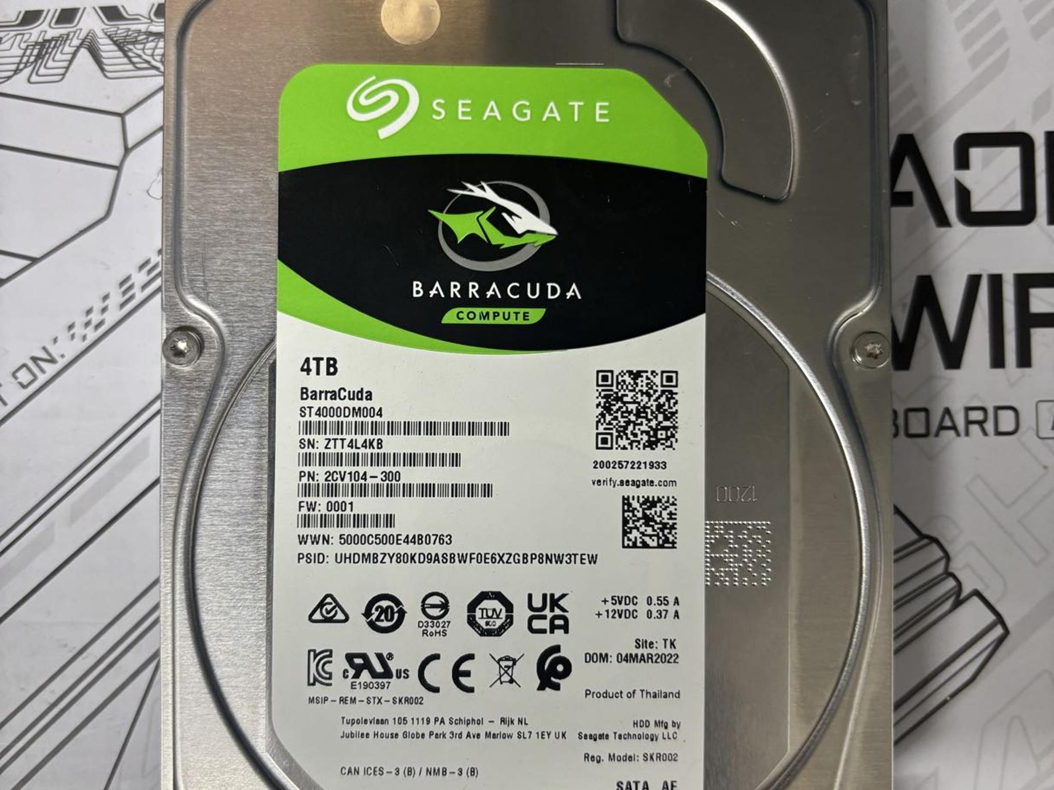 Seagate Enterprise Capacity 3.5 HDD v4 4TB