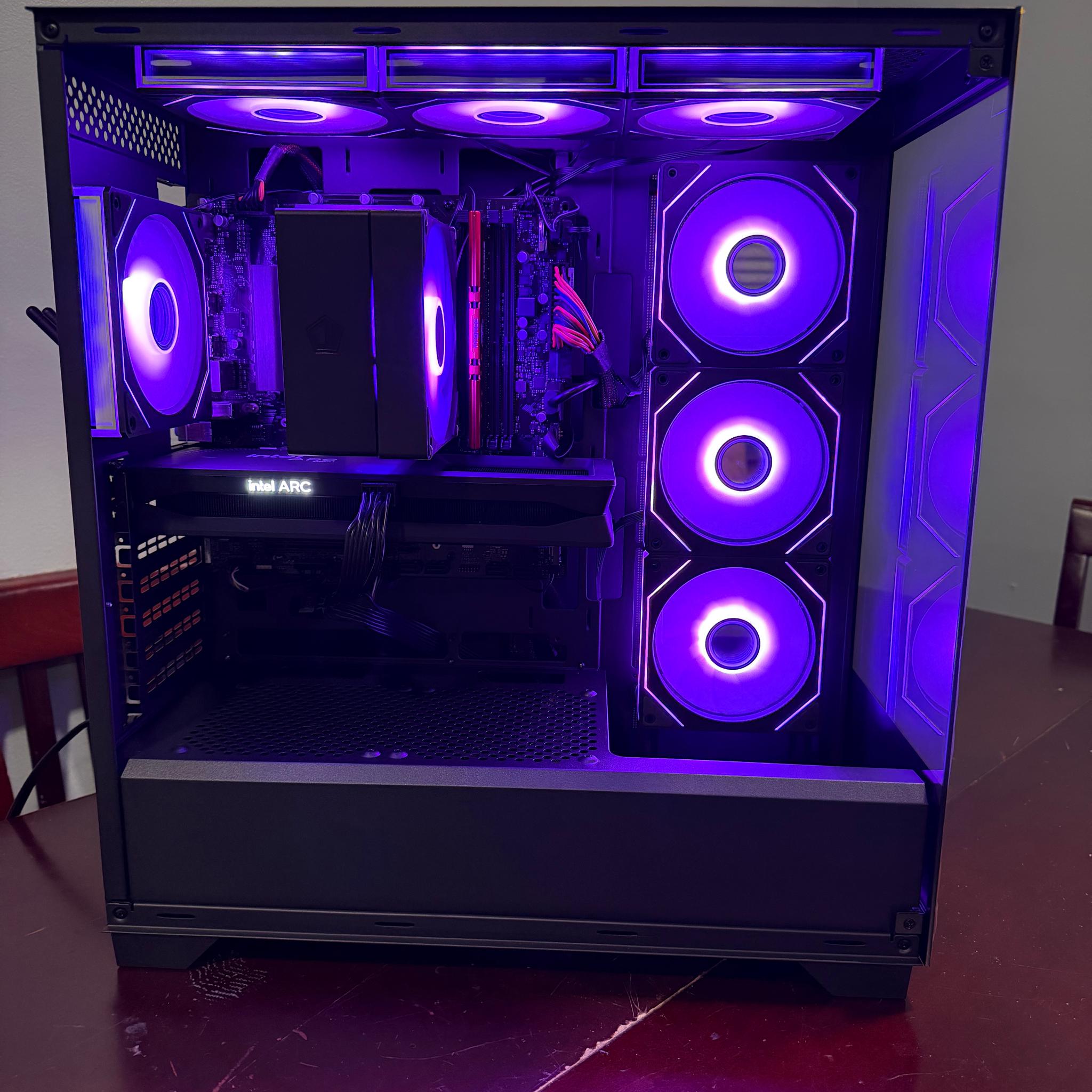 I5 12400F - Intel Arc B580 12gb - 16gb ddr4 3200mhz - 512gb m.2 ssd - windows 10 - custom gaming pc