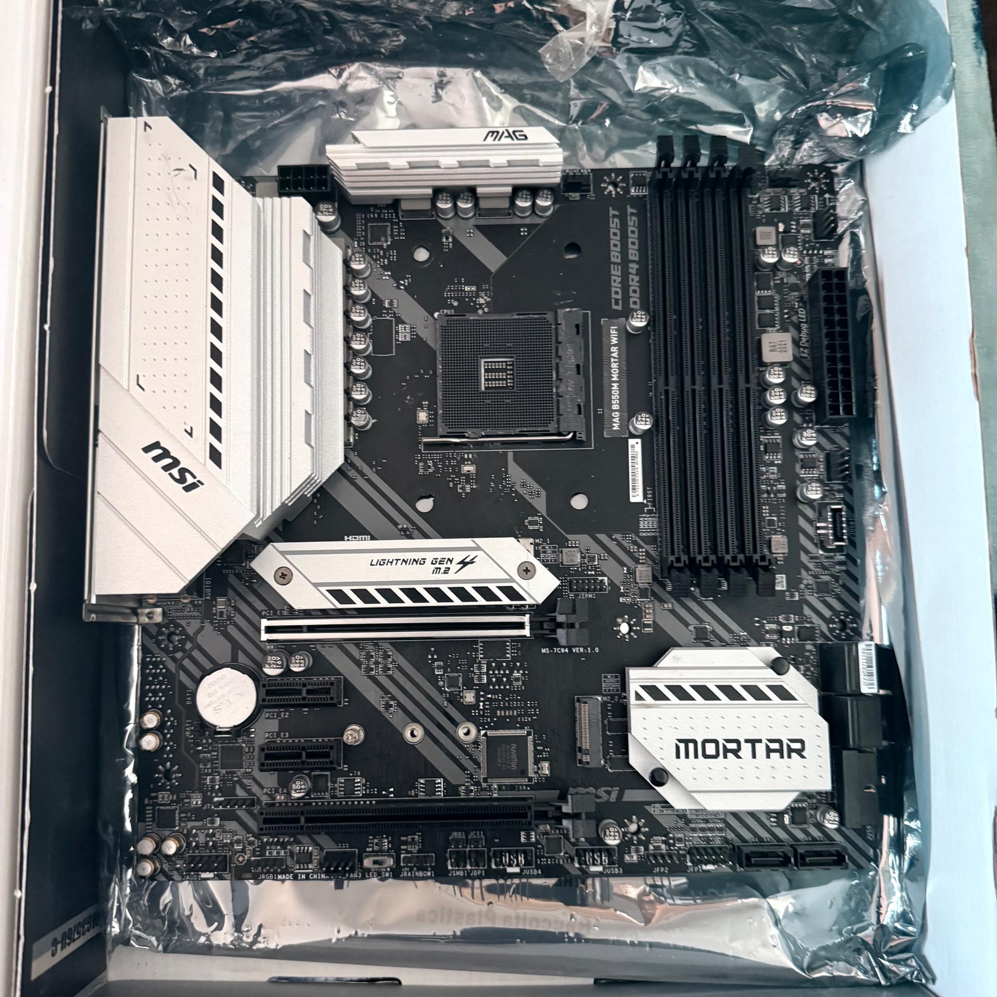 MSI MAG B550M MORTAR AMD AM4 MOBO