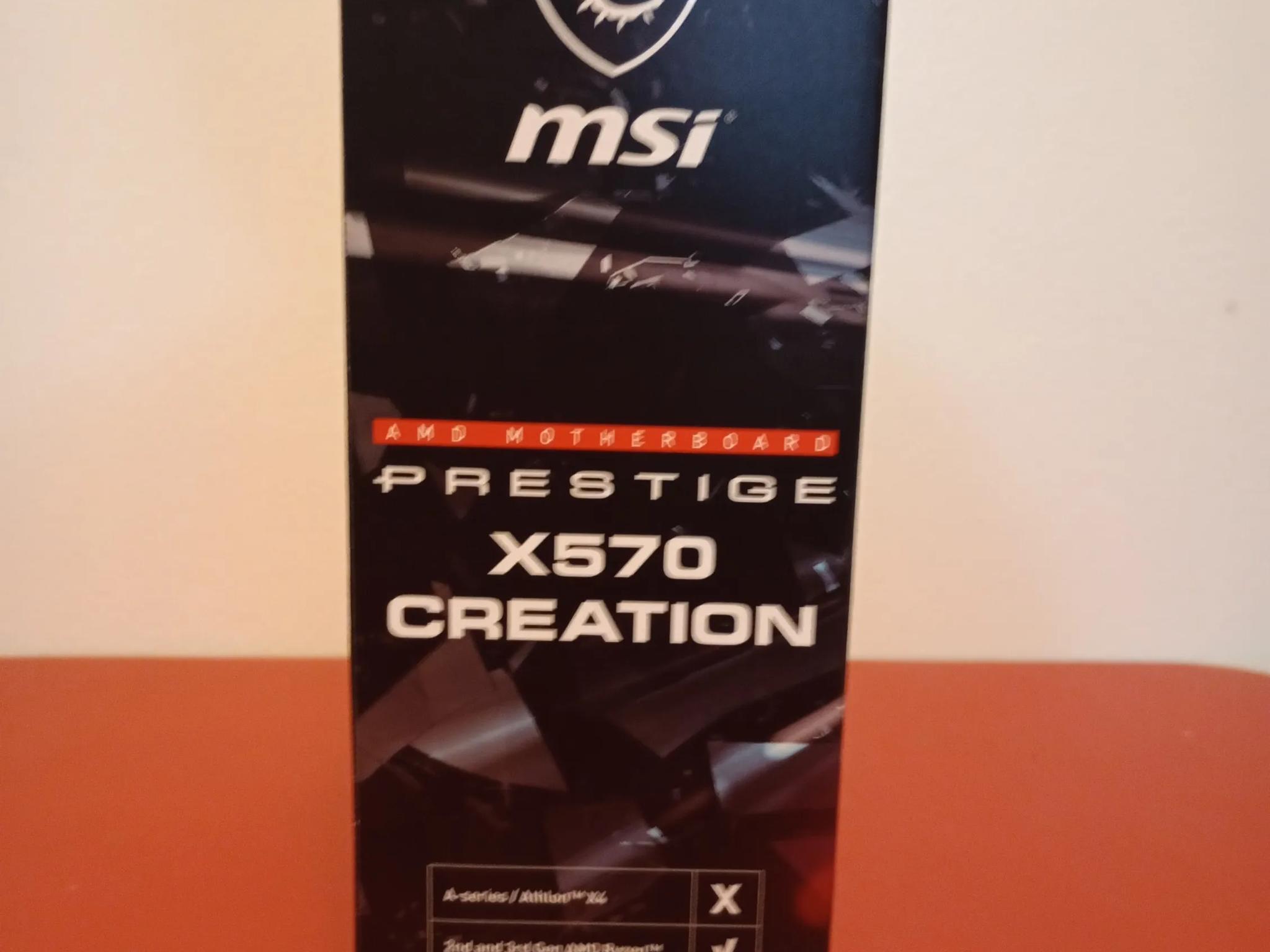 MSI Prestige X570 Creation Motherboard