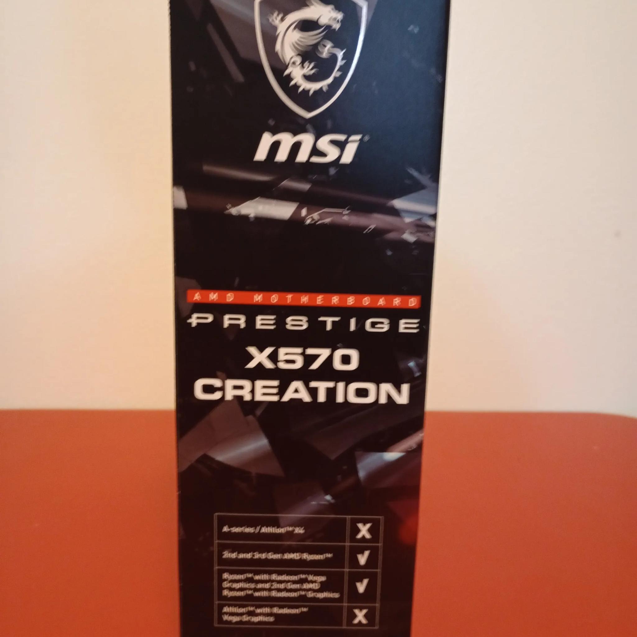 MSI Prestige X570 Creation Motherboard