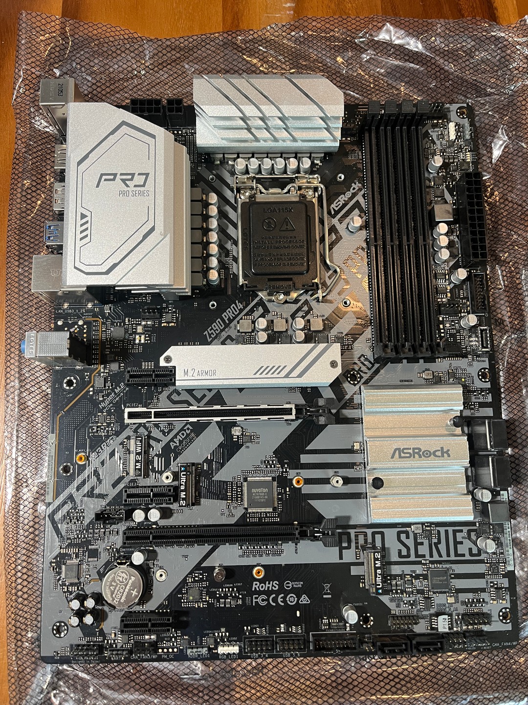 ASRock Z590 PRO4 ATX Motherboard LGA1200 Intel DDR4 PCIe HDMI USB