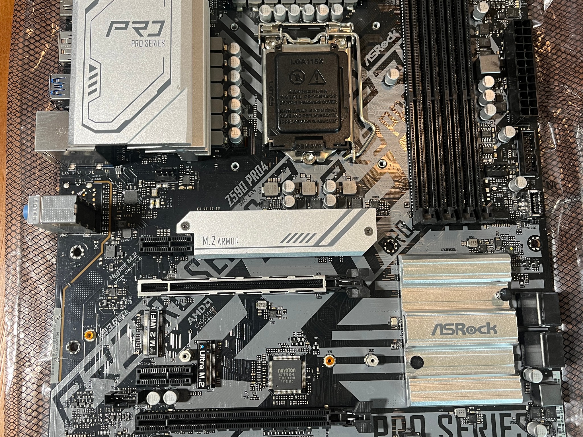 ASRock Z590 PRO4 ATX Motherboard LGA1200 Intel DDR4 PCIe HDMI USB