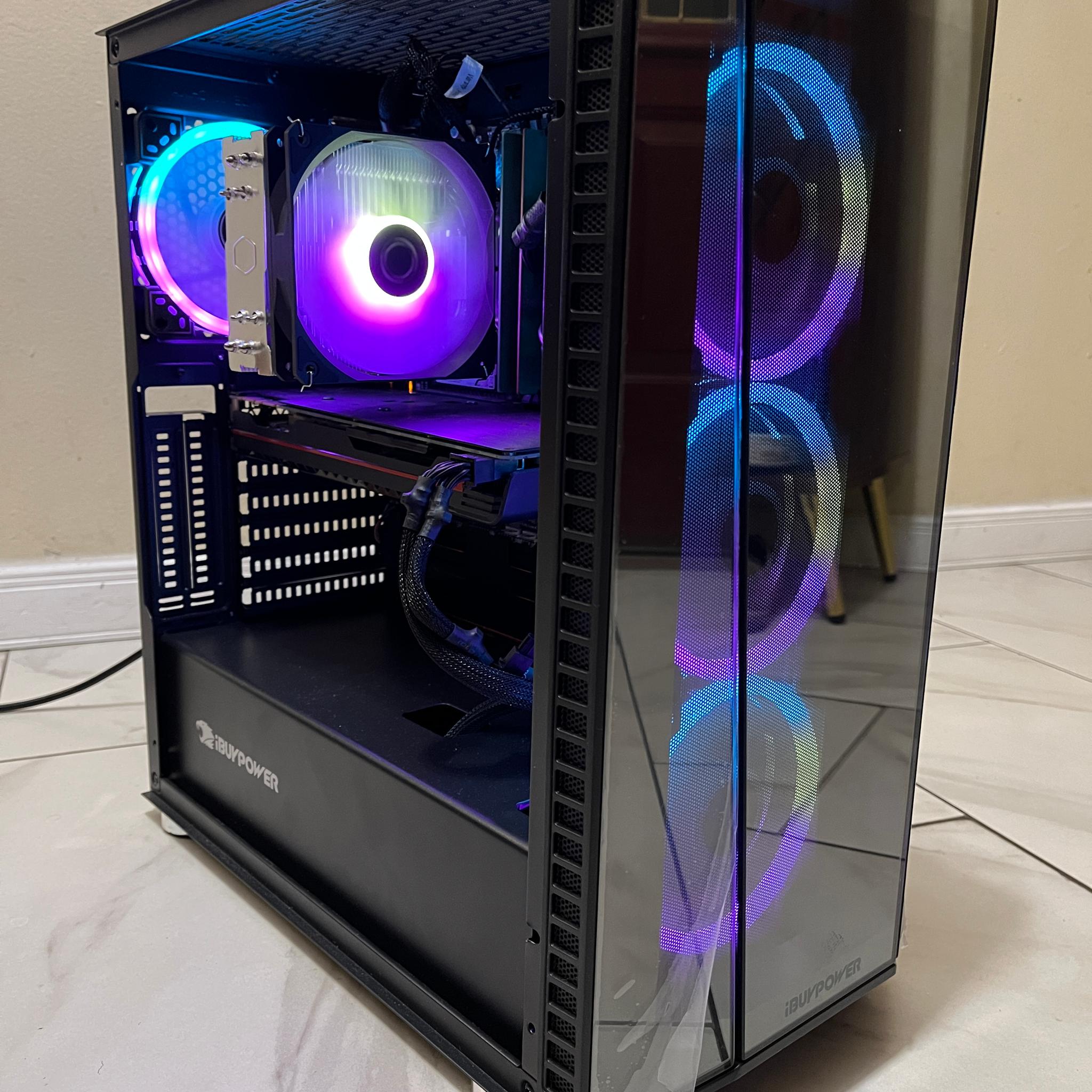 🟠🔥NVIDIA GTX 1080, Intel i7-7700, 16GB RAM, 1 TB Storage, High Performance Gaming PC w/ RGB Remote