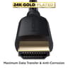 HDMI Cable 3 ft 2 Pack Short Hdmi Cable Braided Nylon & Gold Connectors 4K @ 60Hz Ultra HD 2K 1080p