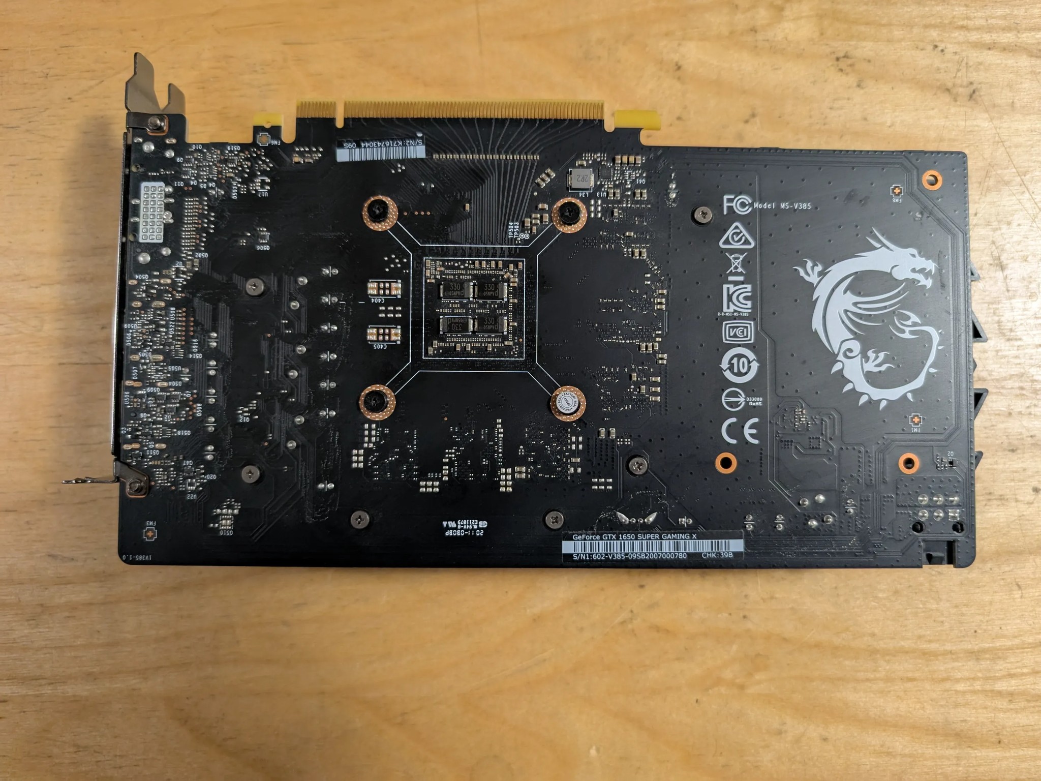 MSI Nvidia GTX 1650 Super 4GB
