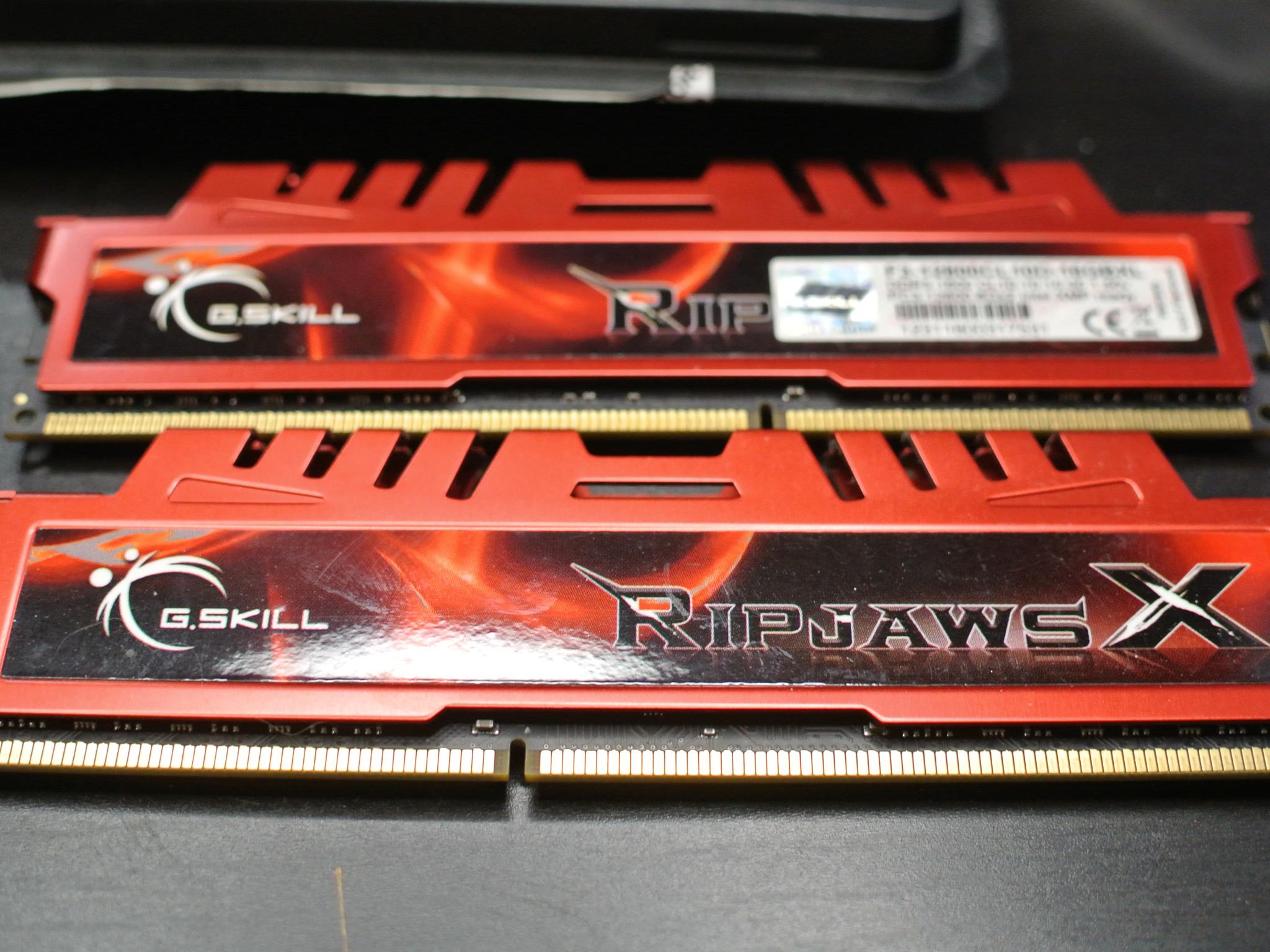 G.SKill Ripjaws X 16GB (2x8GB) DDR3 1600 CL10 RAM Memory Red