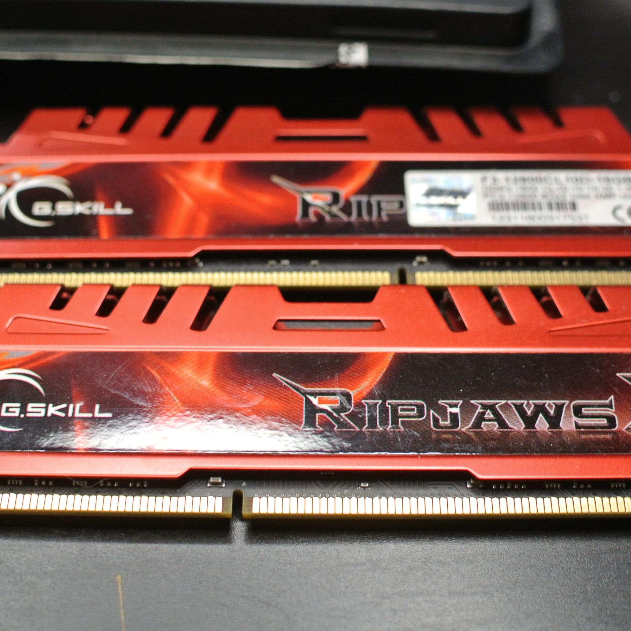 G.SKill Ripjaws X 16GB (2x8GB) DDR3 1600 CL10 RAM Memory Red