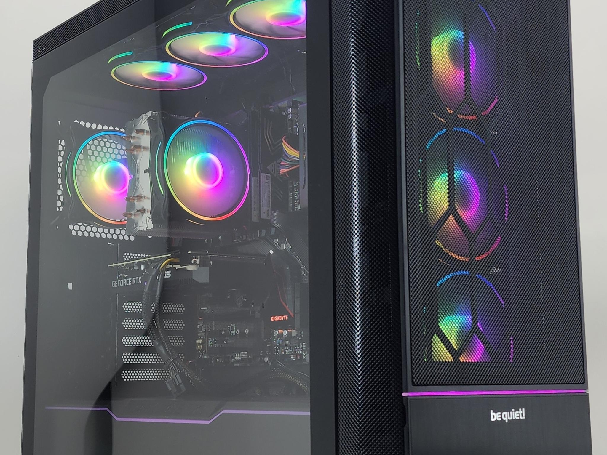 Gaming PC i7-8700K 16GB RAM 500GB SSD RTX 3060 12GB Windows 11 Computer
