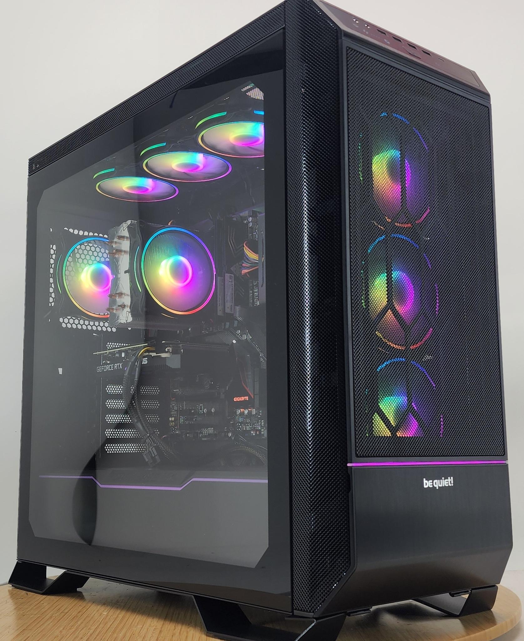 Gaming PC i7-8700K 16GB RAM 500GB SSD RTX 3060 12GB Windows 11 Computer