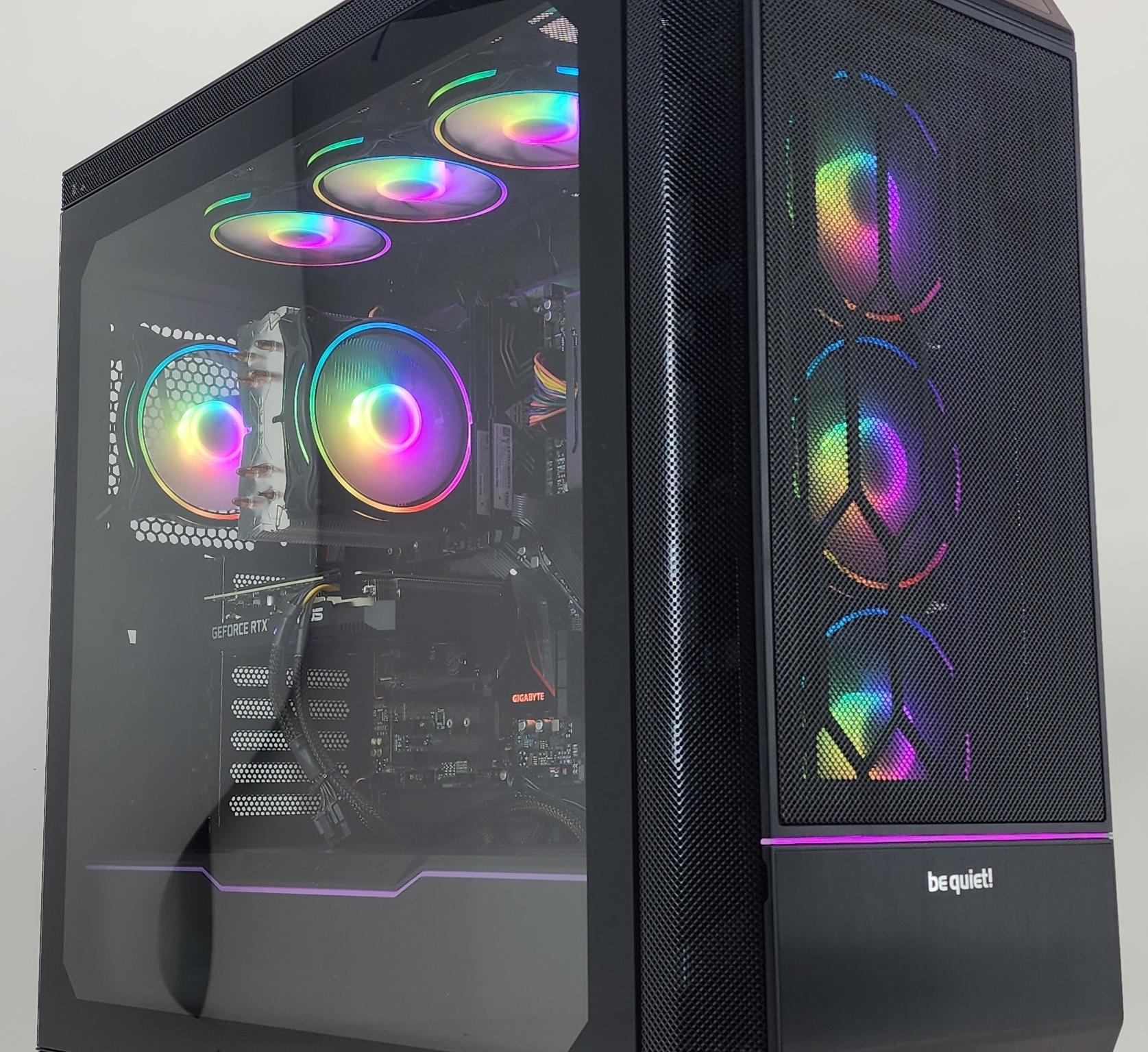 Gaming PC i7-8700K 16GB RAM 500GB SSD RTX 3060 12GB Windows 11 Computer